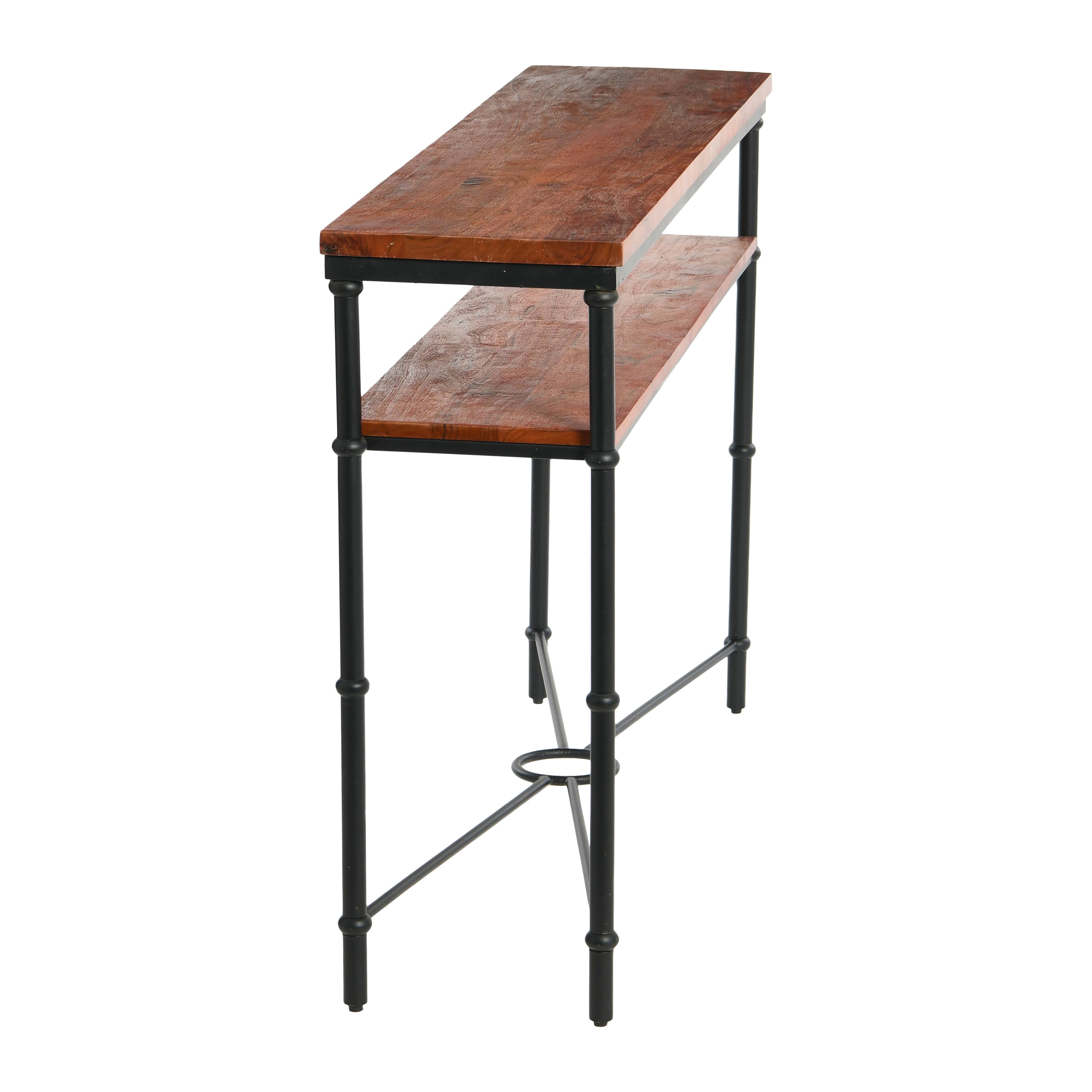 Hello Honey® 48" Saratoga Rustic Wood & Metal Console Table