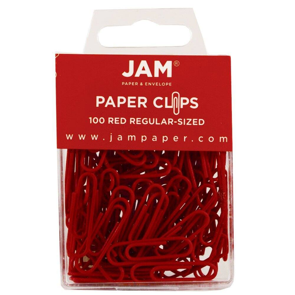 JAM Paper Desk Essentials Paper Clips & Binder Clips Kit
