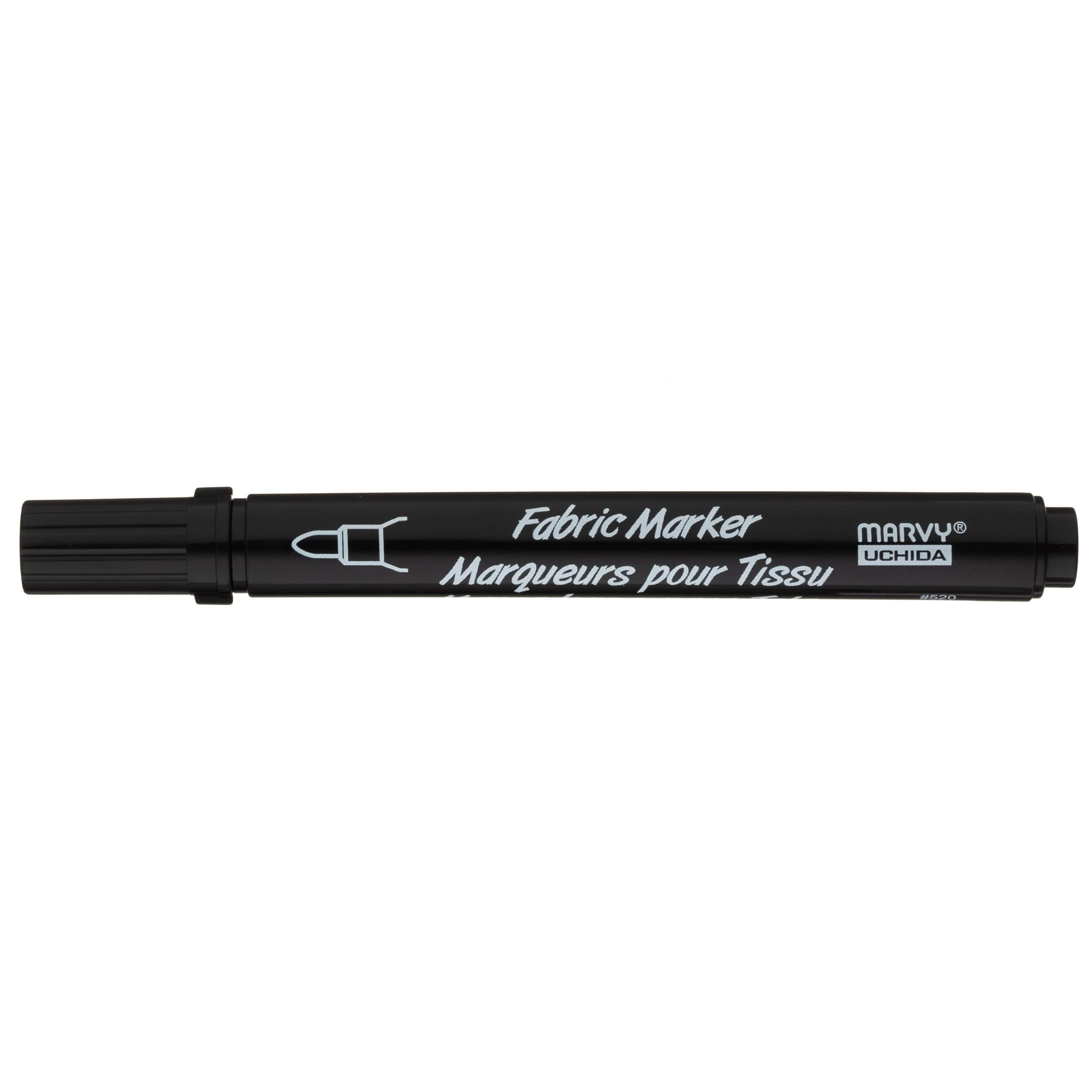 3 x WATERPROOF Fabric marker pen Black Permanent Laundry BUY TWO GET ONE FREE 