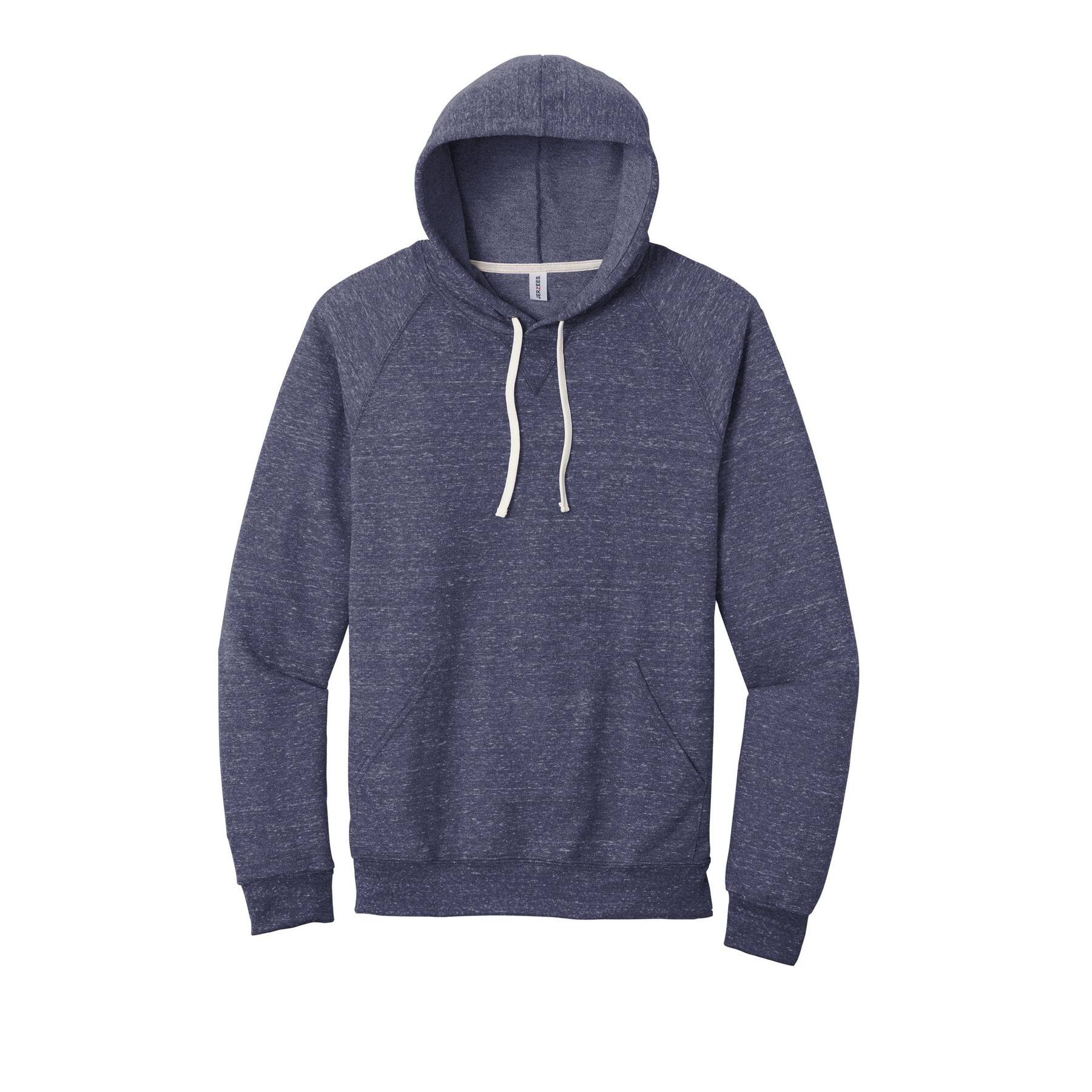 JERZEES® Snow Heather French Terry Raglan Hoodie