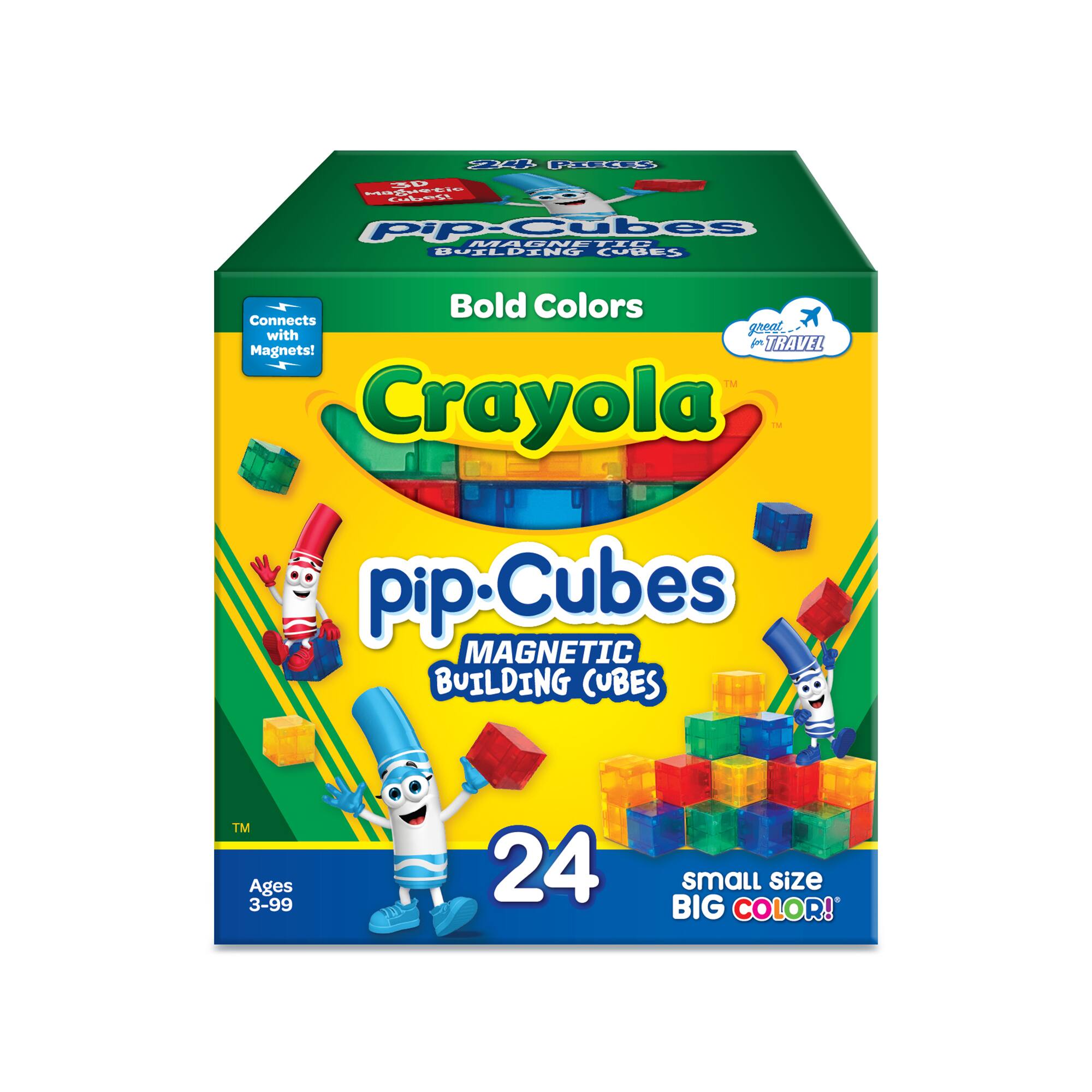 Crayola® Bold Pip-Cubes Magnetic Building Cubes