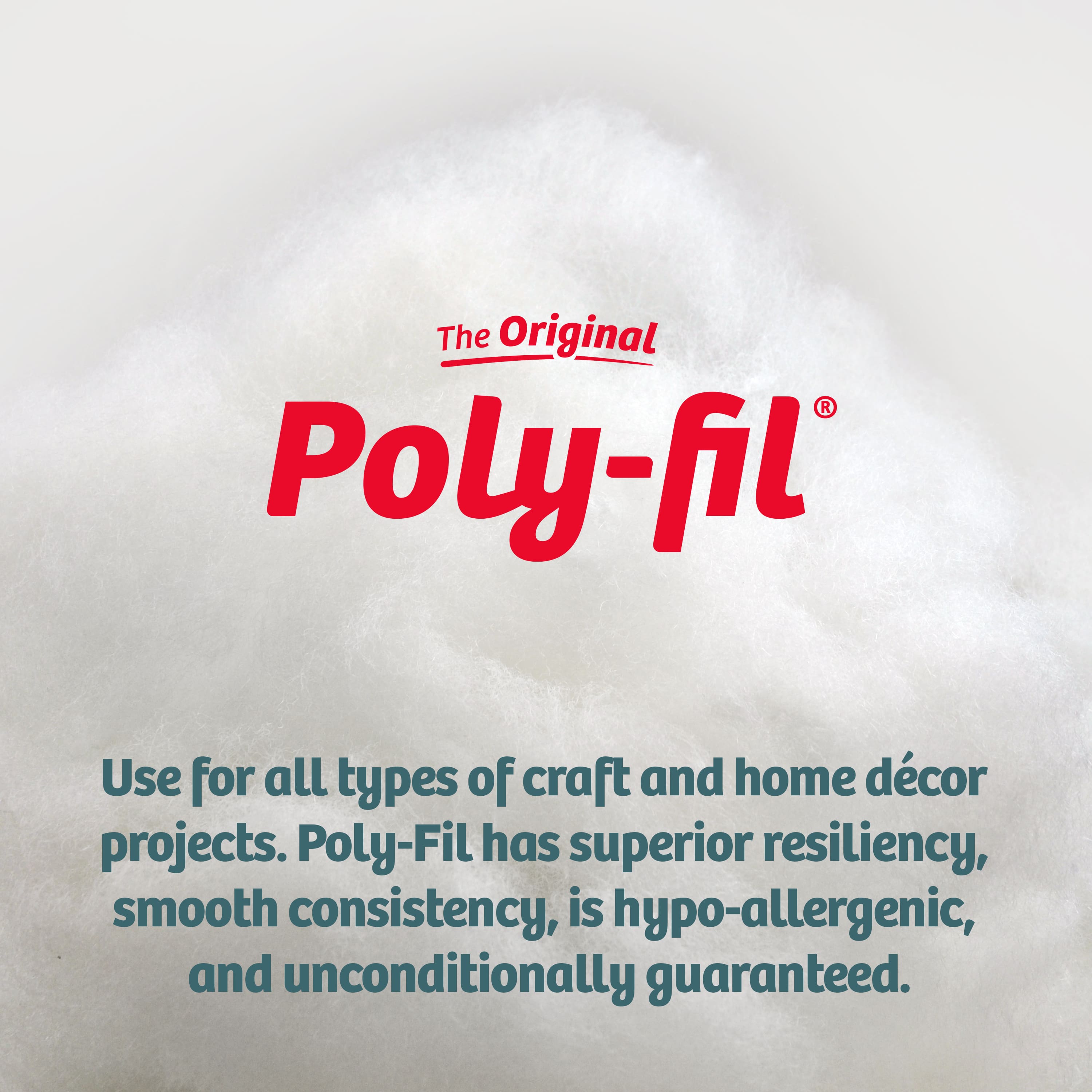 Poly-Fil Premium Polyester Fiber Fill - 20 oz