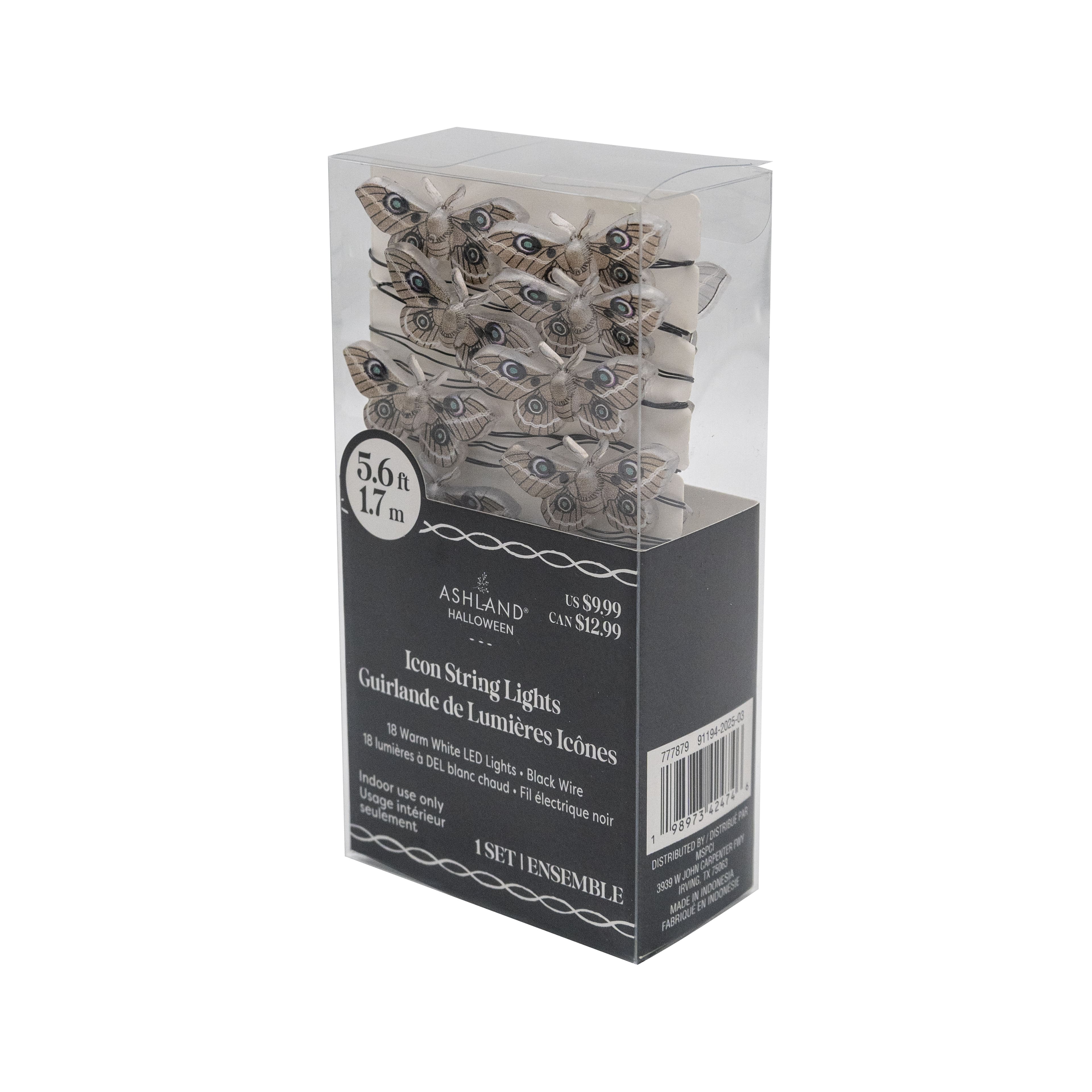 18ct. Moth Icon LED String Lights by Ashland&#xAE;