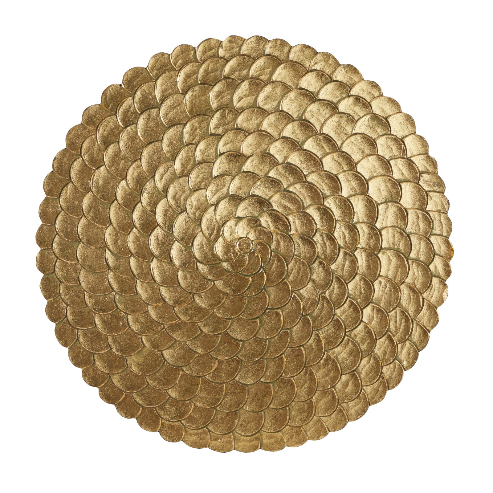 Gold Wood Carved Radial Plate Wall Decor 47" x 2" x 47" | Michaels