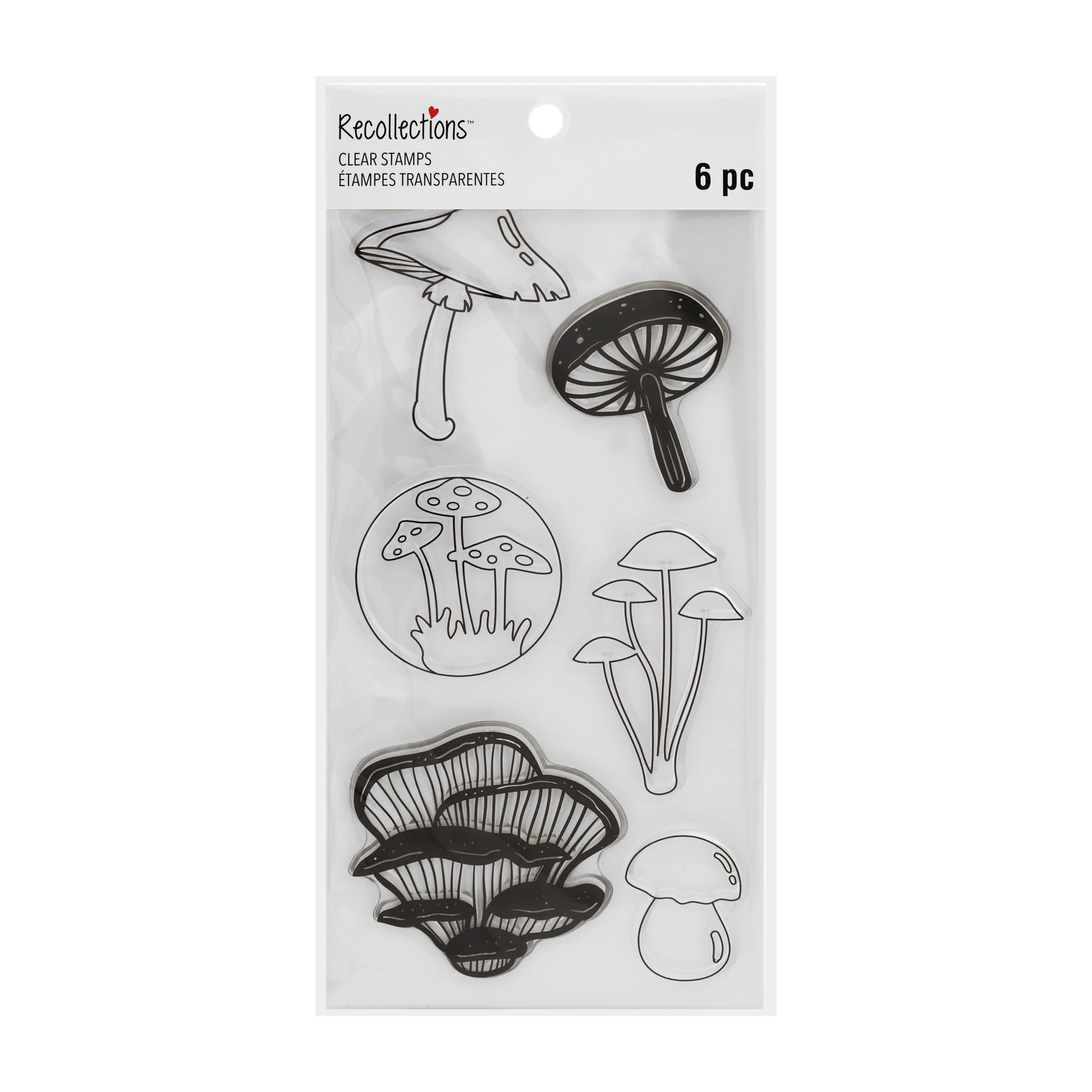 Mushroom Clear Stamps, 6ct. by Recollections&#x2122;