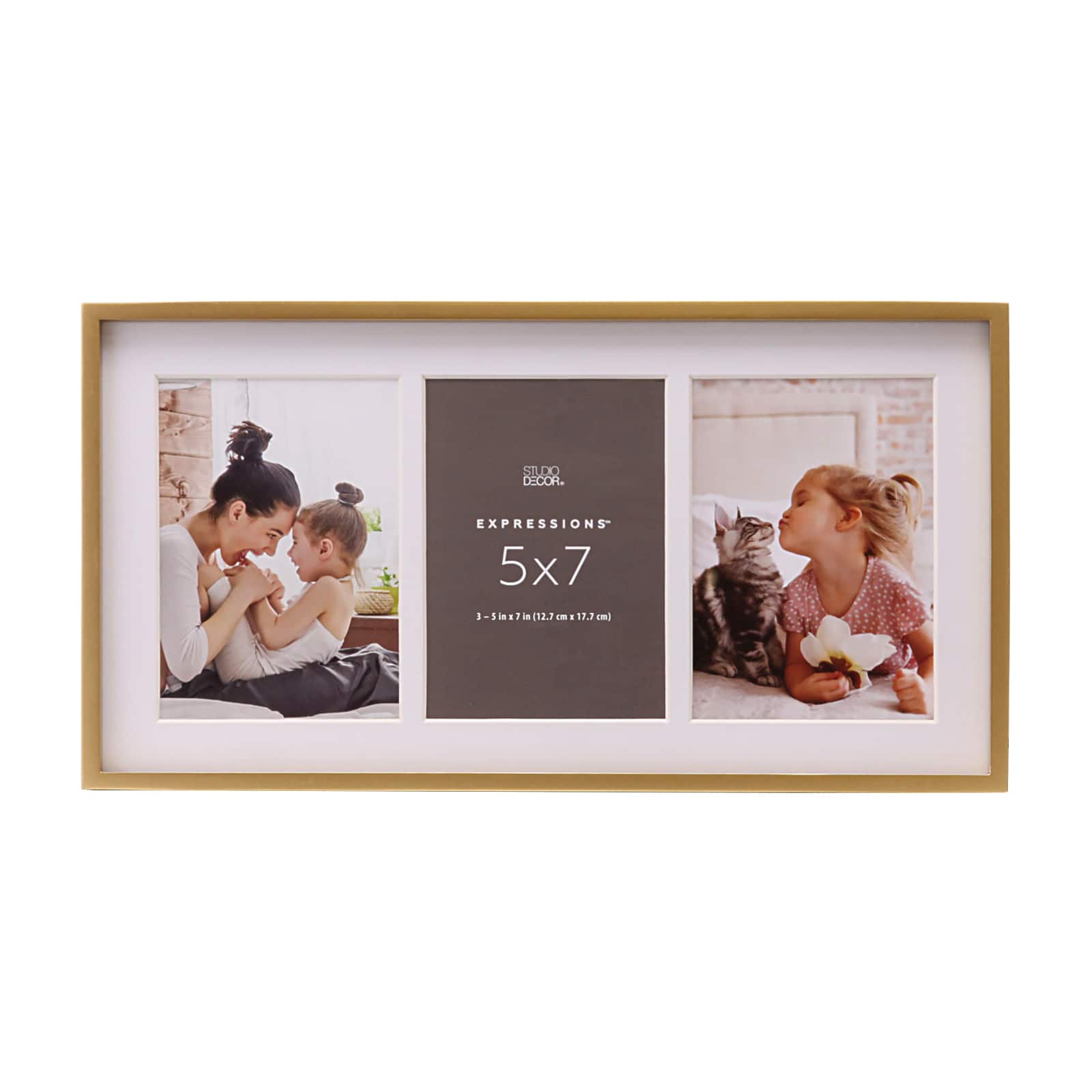 3 Opening Gold Sydney 5&#x22; x 7&#x22; Collage Frame, Expressions&#x2122; by Studio D&#xE9;cor&#xAE;