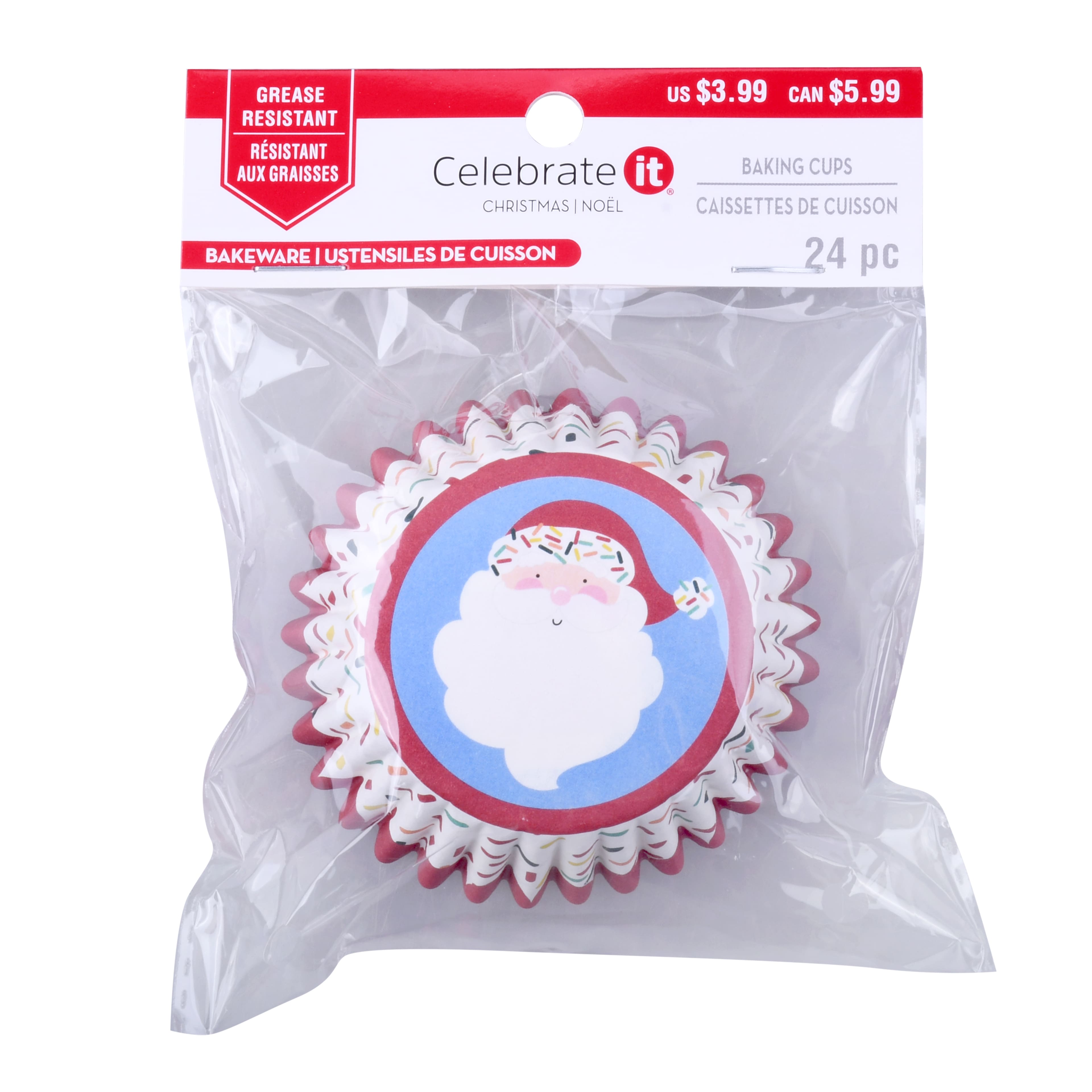 Santa Baking Cups, 24ct. by Celebrate It&#xAE;