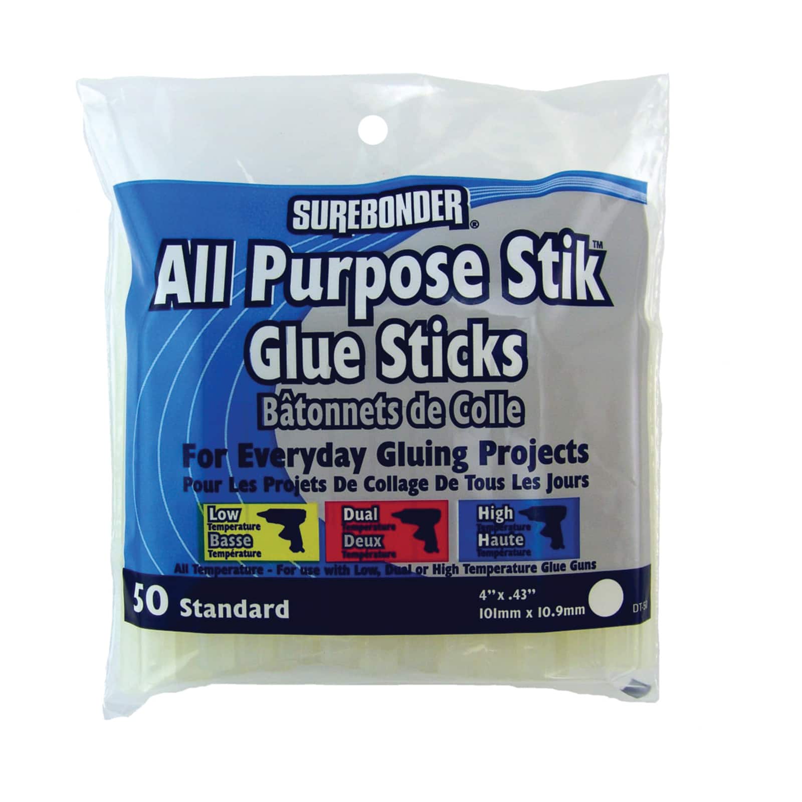Surebonder All-Purpose Regular Clear Glue Stick - 4 in