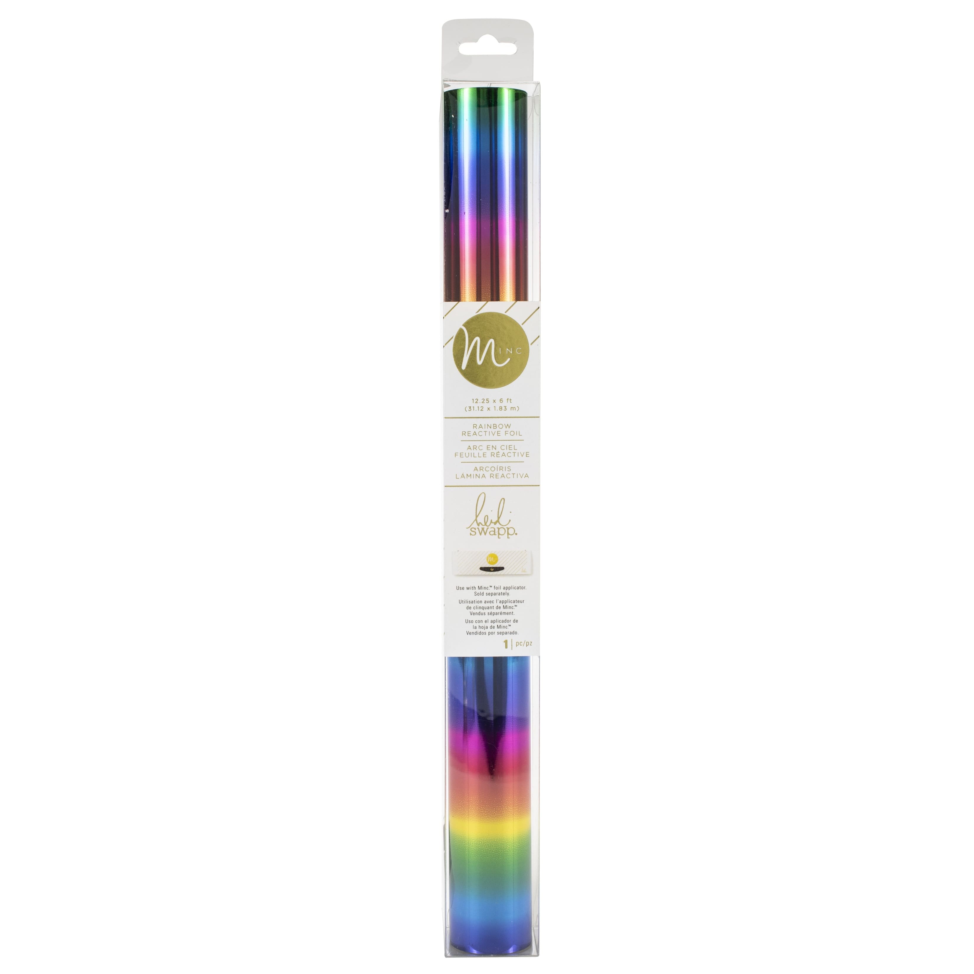 Heidi Swapp™ Minc® 6ft. Rainbow Reactive Foil Roll