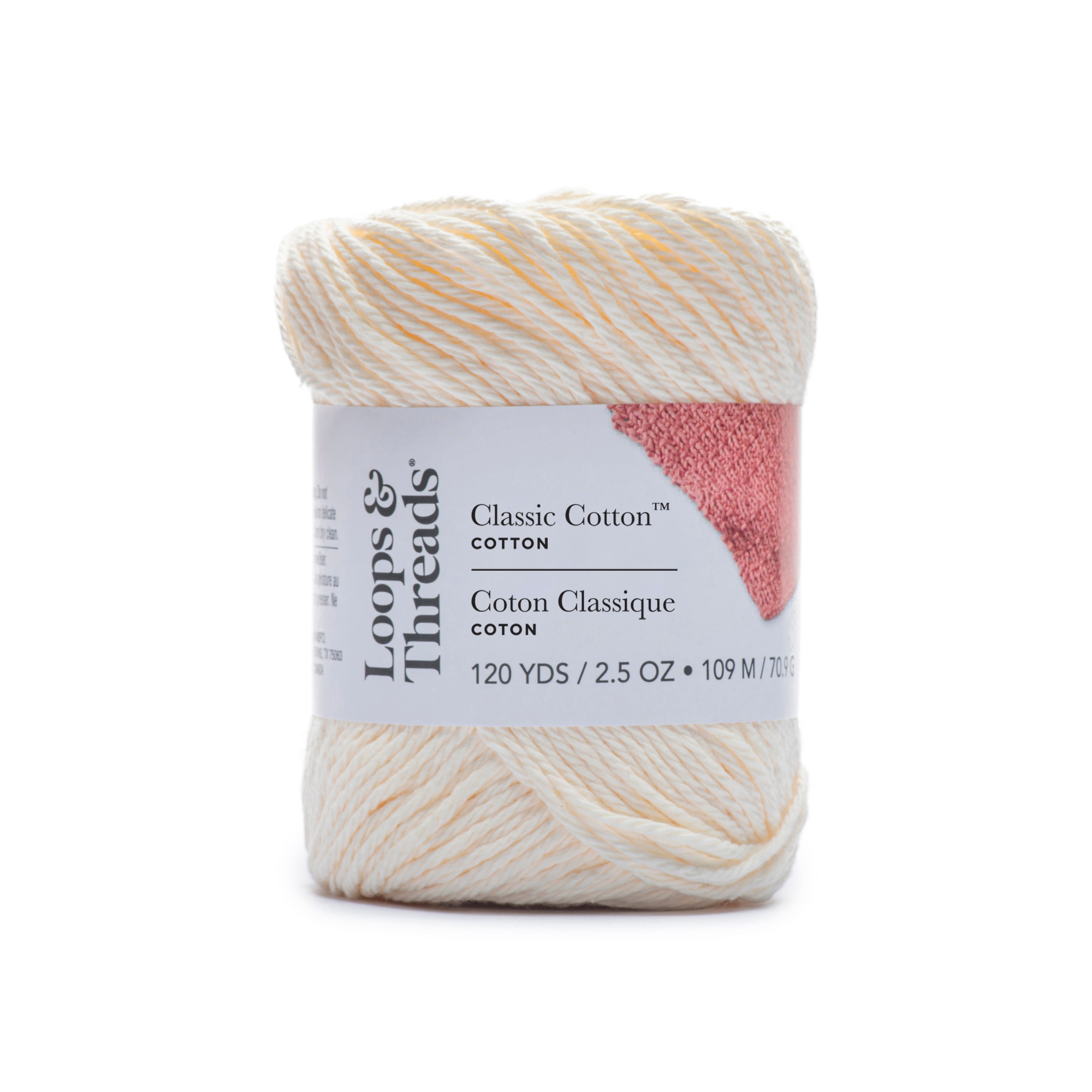Classic Cotton™ Yarn by Loops & Threads®