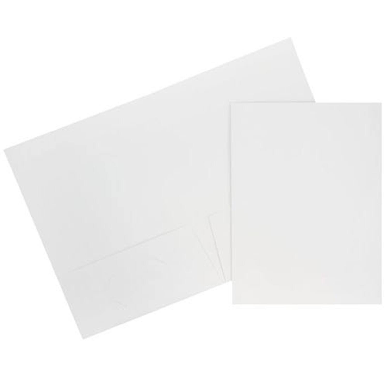 JAM Paper 9.5&#x22; x 11.5&#x22; 2-Pocket Linen Folders, 6ct.