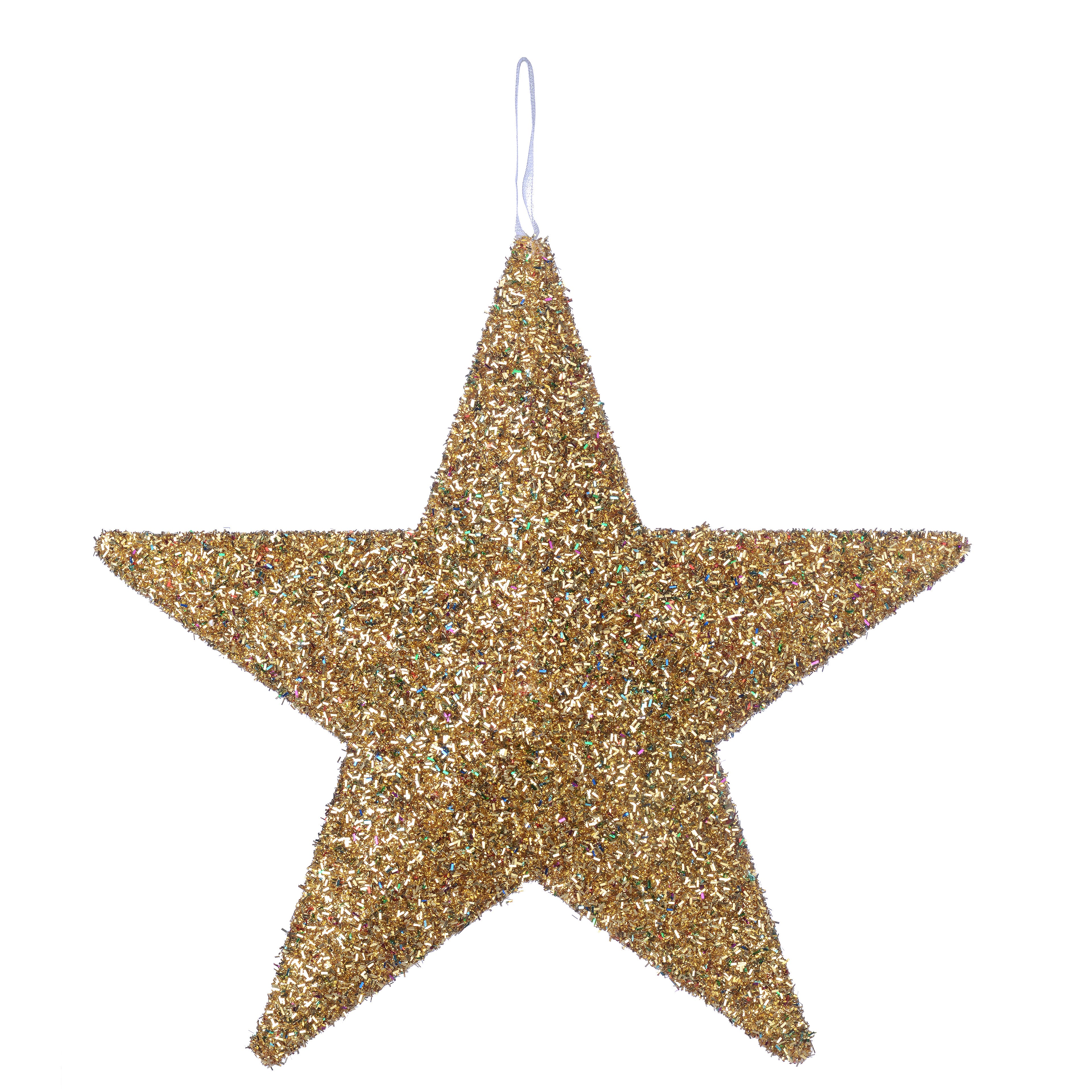 15&#x22; Glitter Star Hanging D&#xE9;cor by Ashland&#xAE;