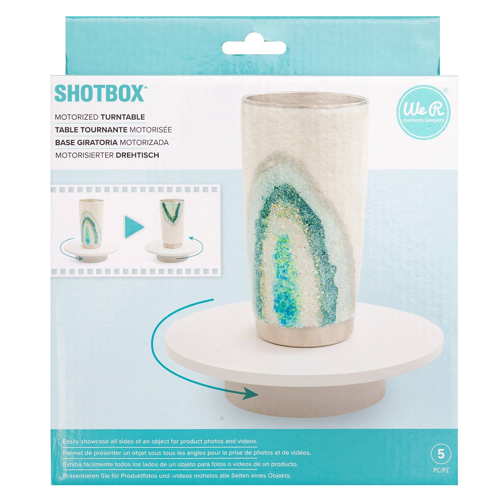 We R Memory Keepers® Shotbox Motorized Turntable