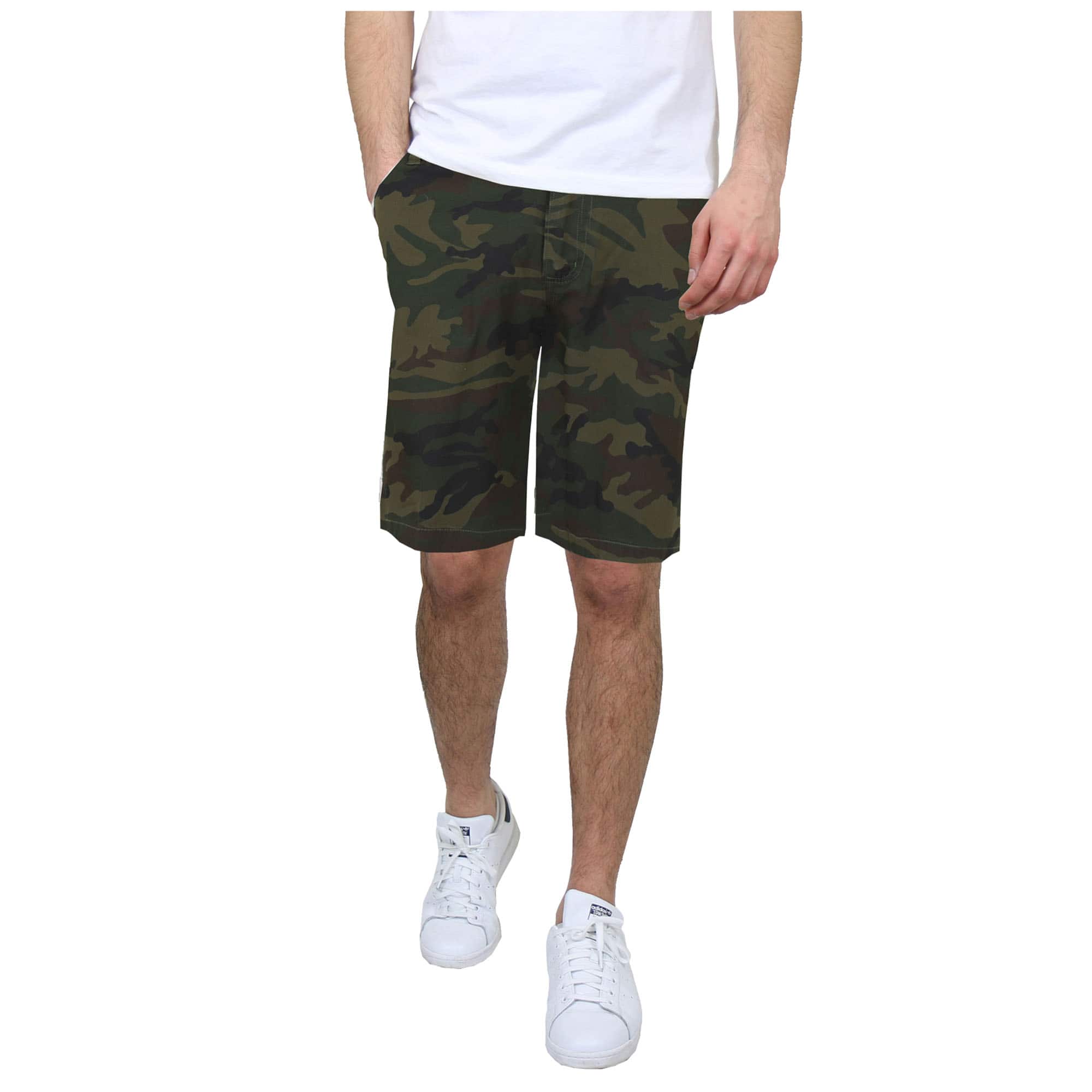Galaxy by Harvic Men's Flat Front Slim Fit Stretch Chino Shorts Michaels