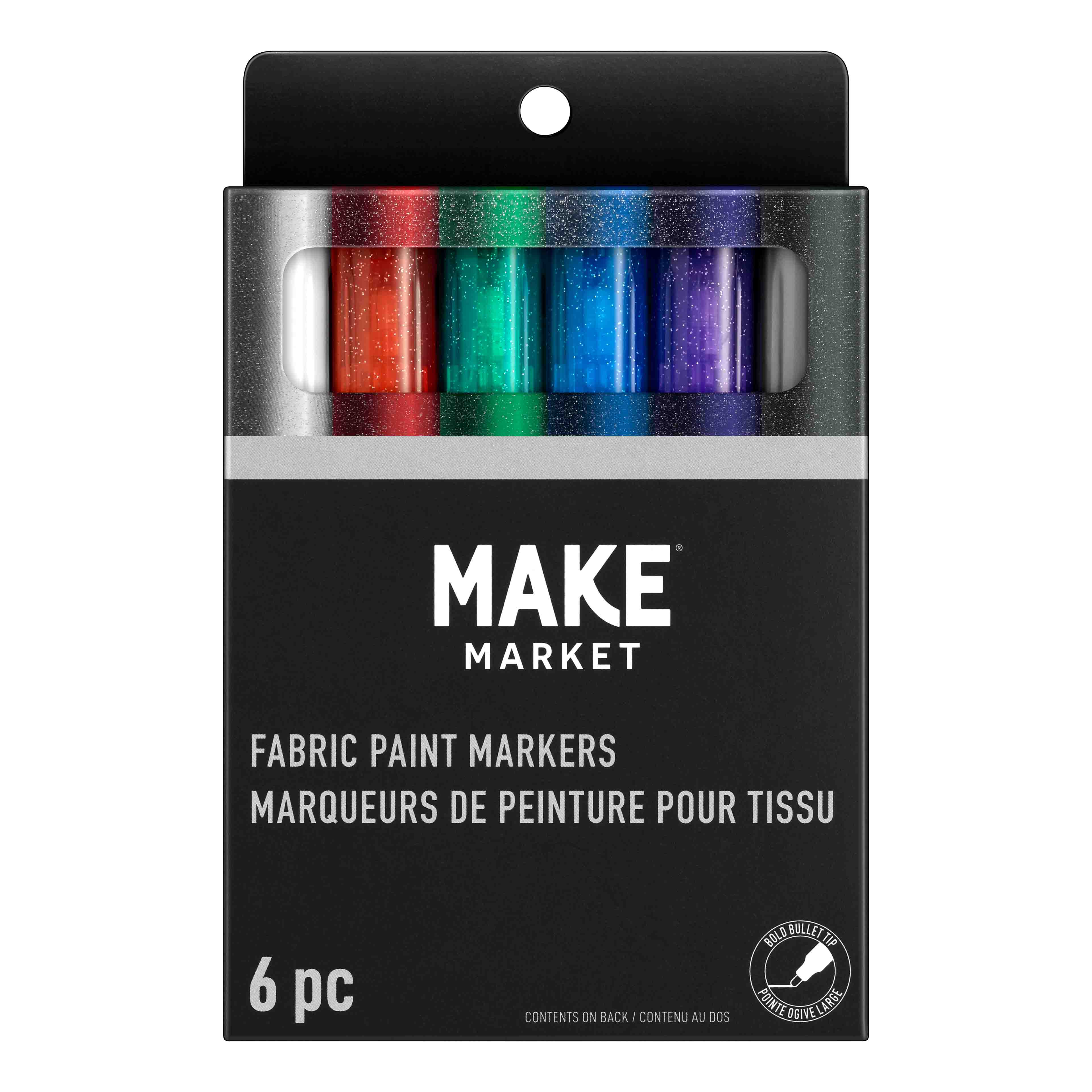 Glitter Fabric Paint Marker Set by Make Market&#xAE;