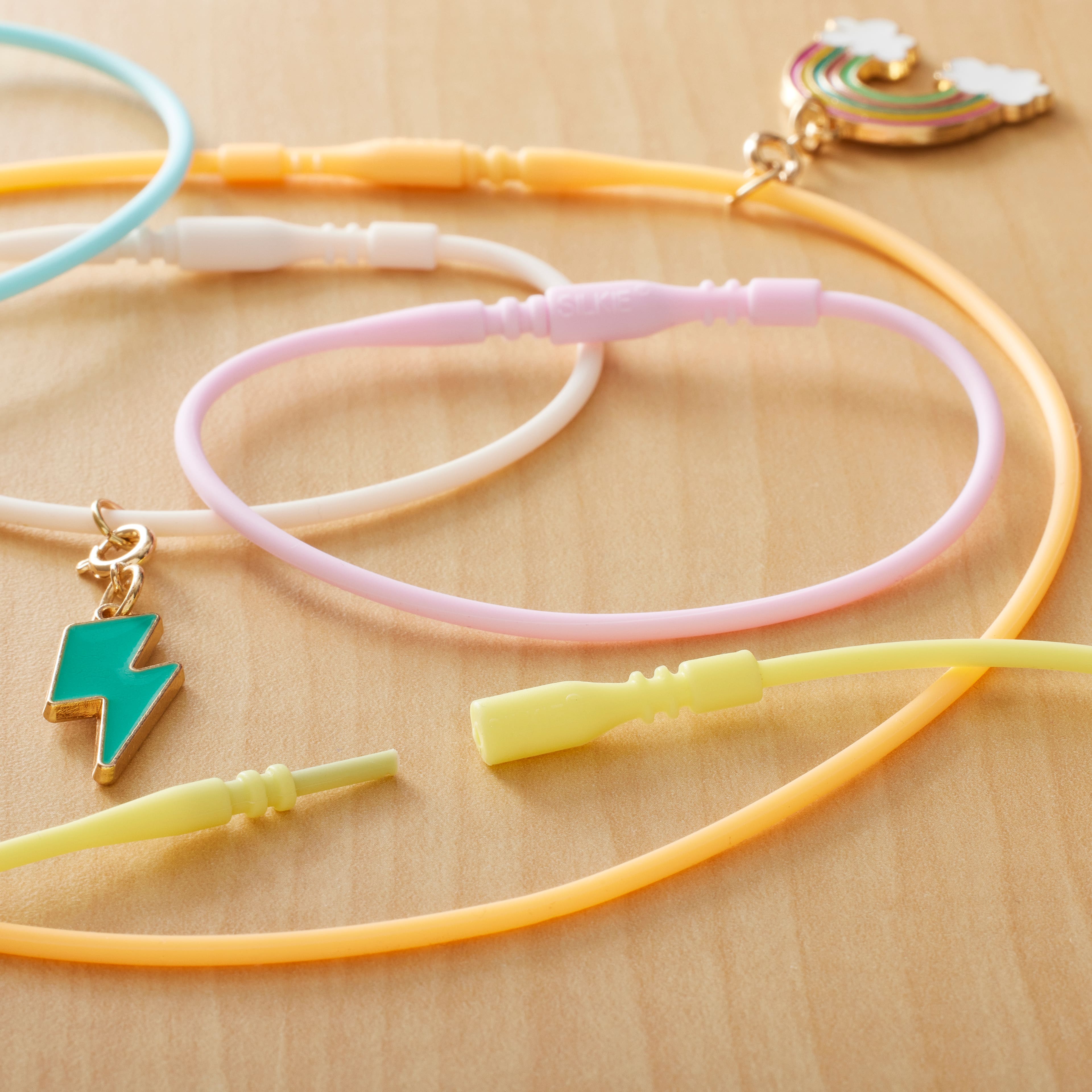 Pastel Mix Silicone Bracelets &#x26; Necklaces by Creatology&#x2122;, 12ct.