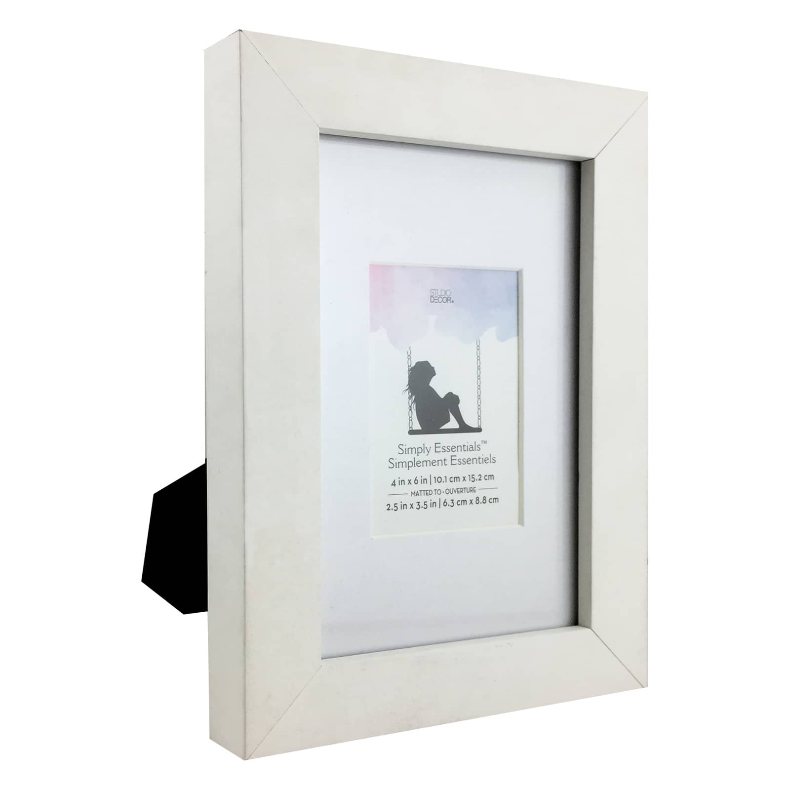 Simply Essentials™  2.5" x 3.5" White Frame by Studio Décor®