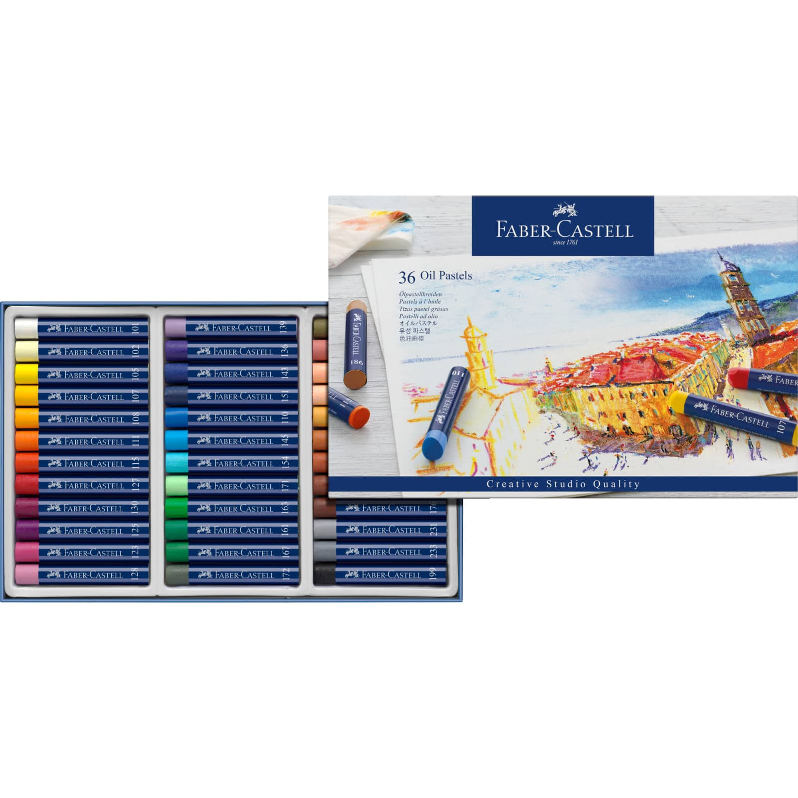 Faber-Castell&#xAE; Creative Studio 36 Color Oil Pastel Set