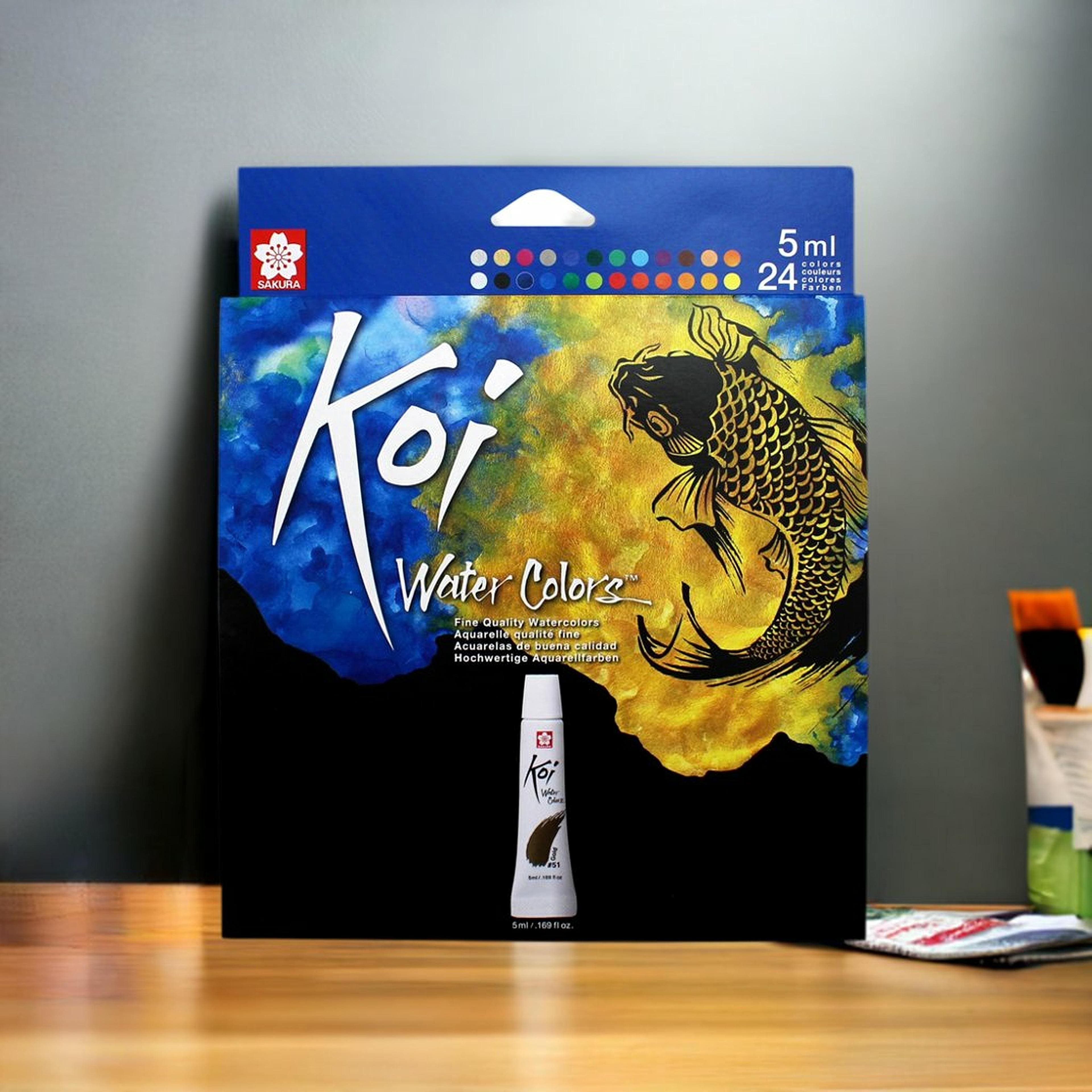 Koi Water Colors&#x2122; 24 Color Fine Quality Watercolors