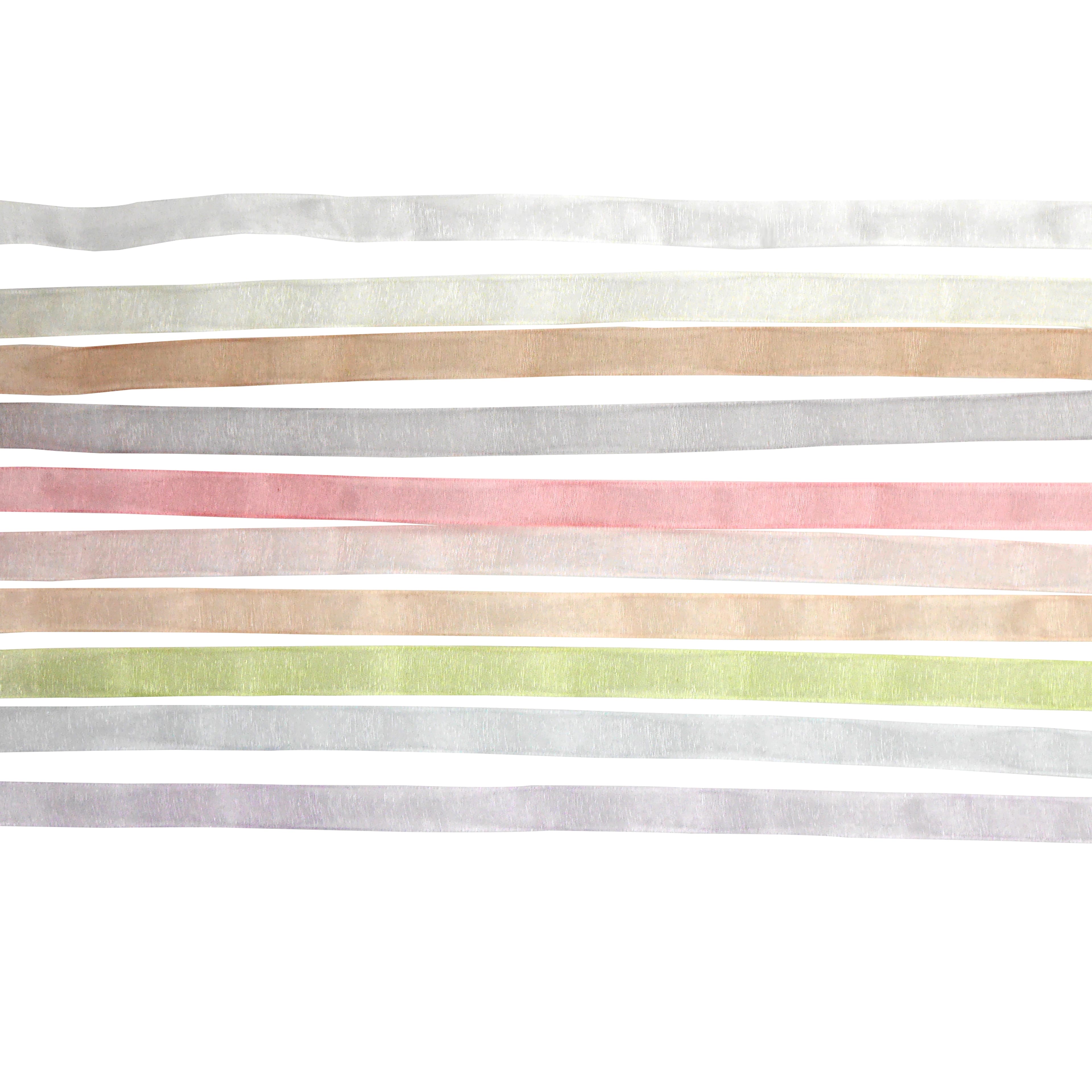 10 Color Sheer Value Pack Ribbon by Celebrate It&#xAE;