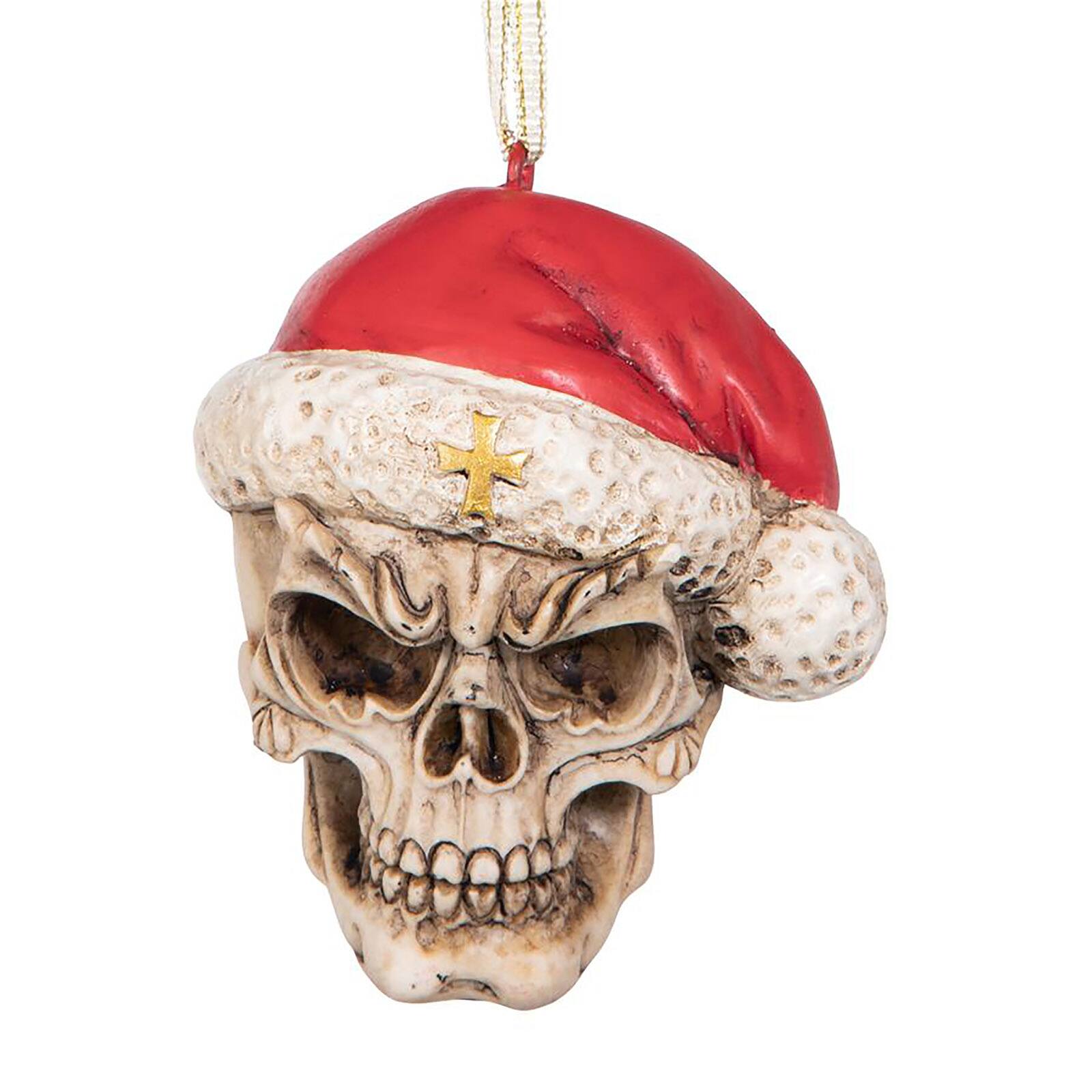 Design Toscano Skelly Claus II Holiday Skeleton Ornament
