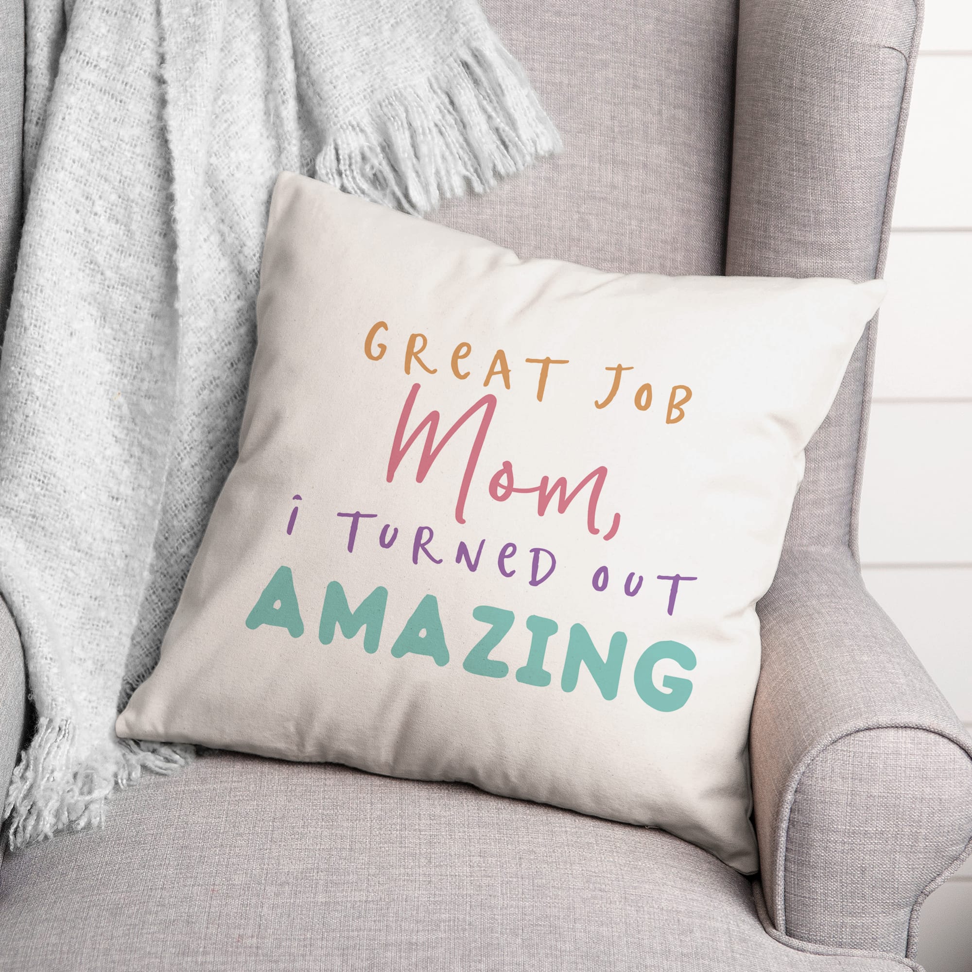 I Turned Out Amazing Throw Pillow