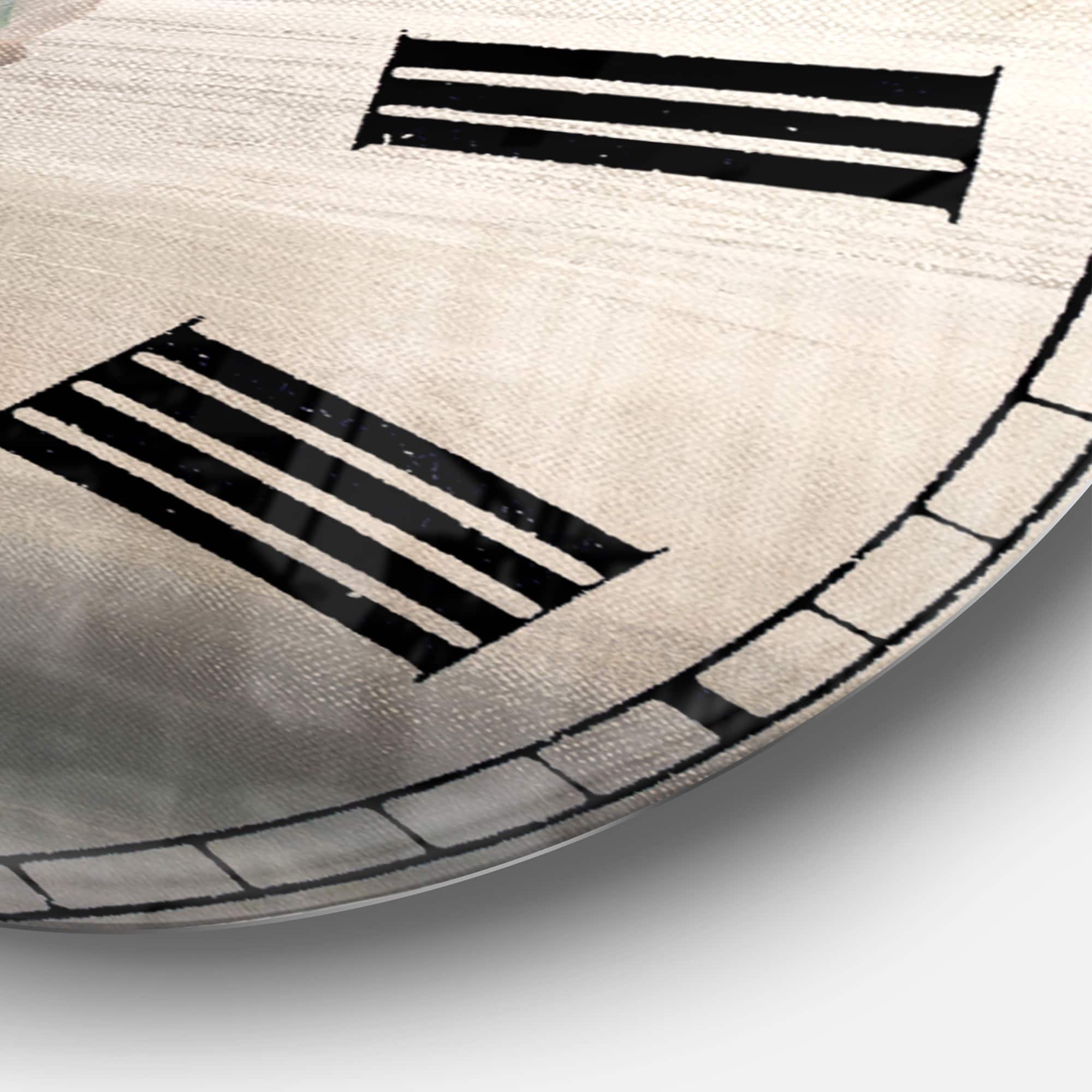 Designart 'French Cottage Bouquet I Mothers Farmhouse Wall Clock