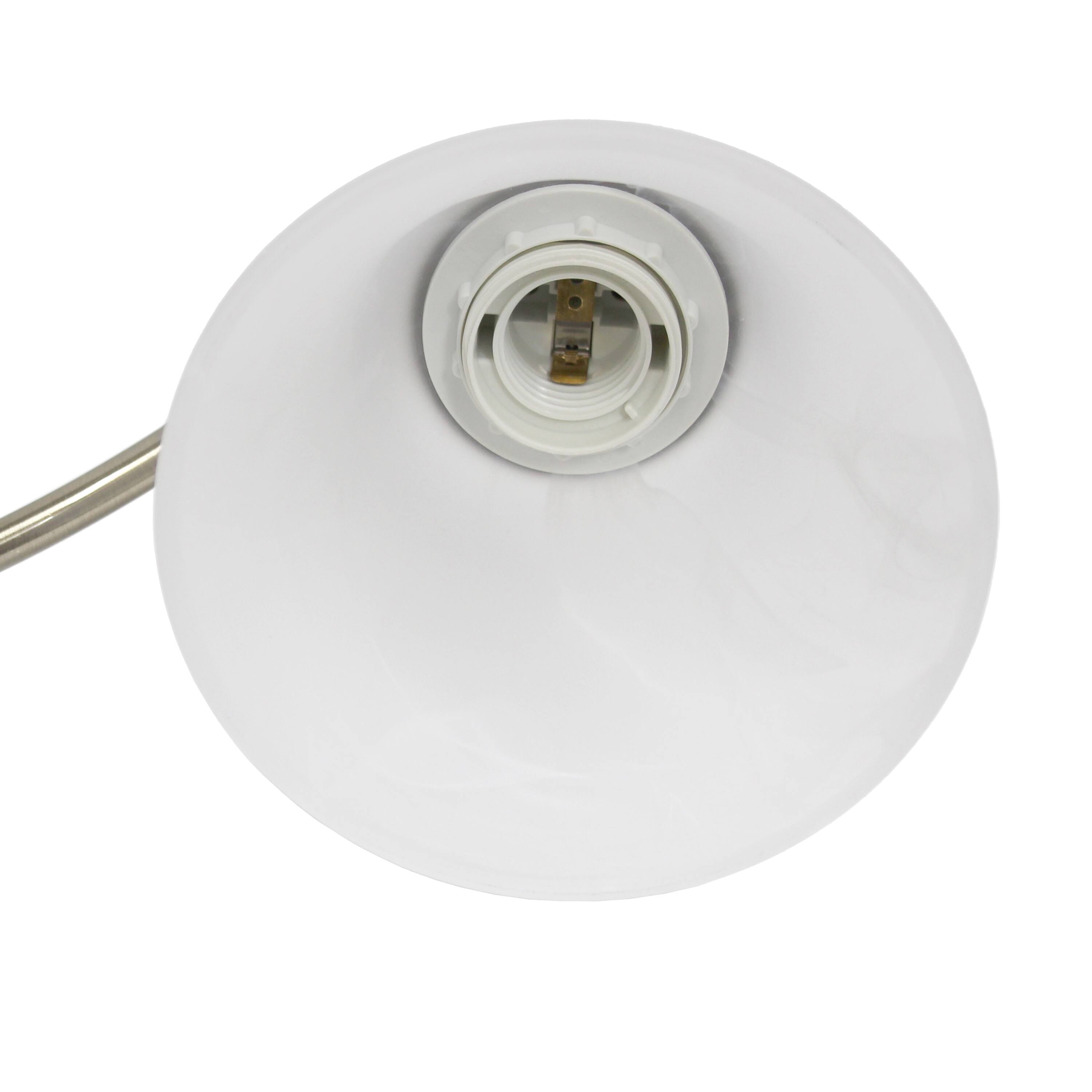 Lalia Home Essentix Alabaster 3 Light Glass Vanity