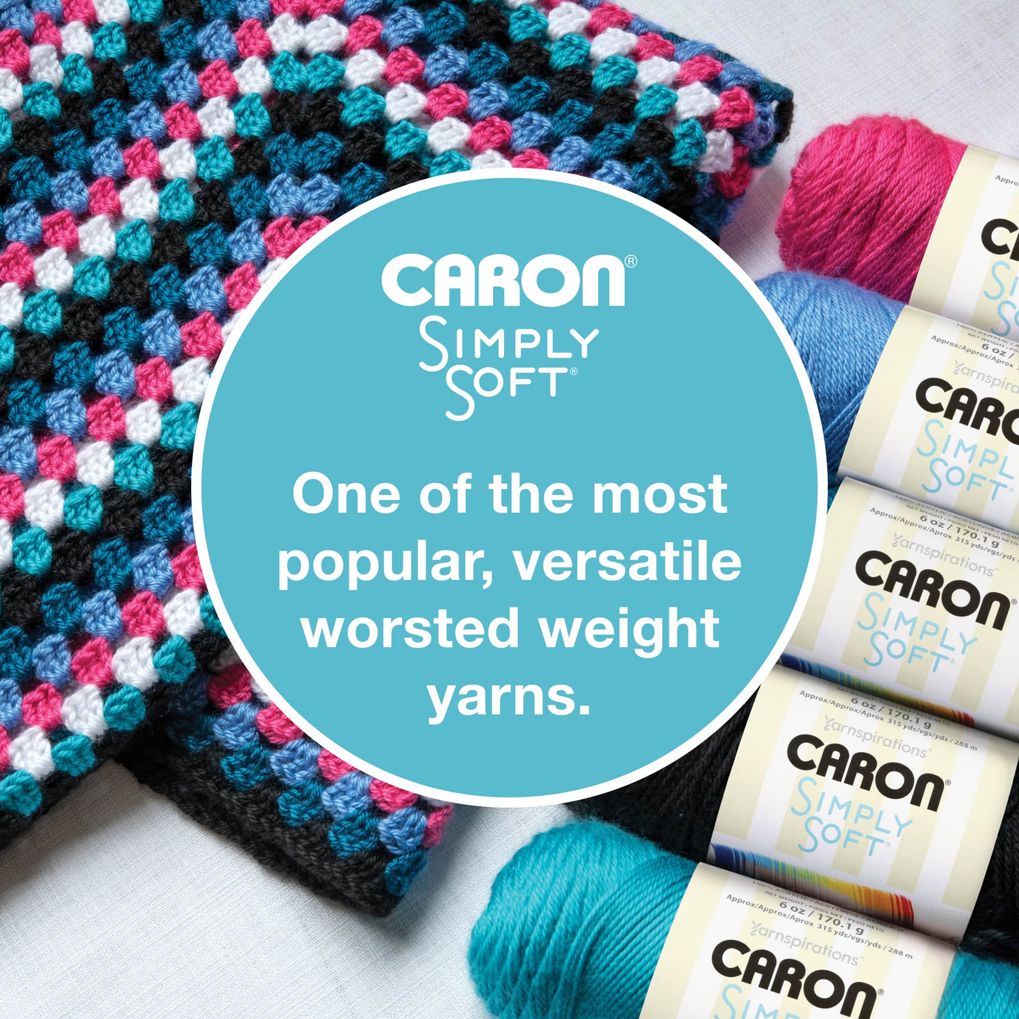Multipack Caron® Simply Soft® Solid Yarn