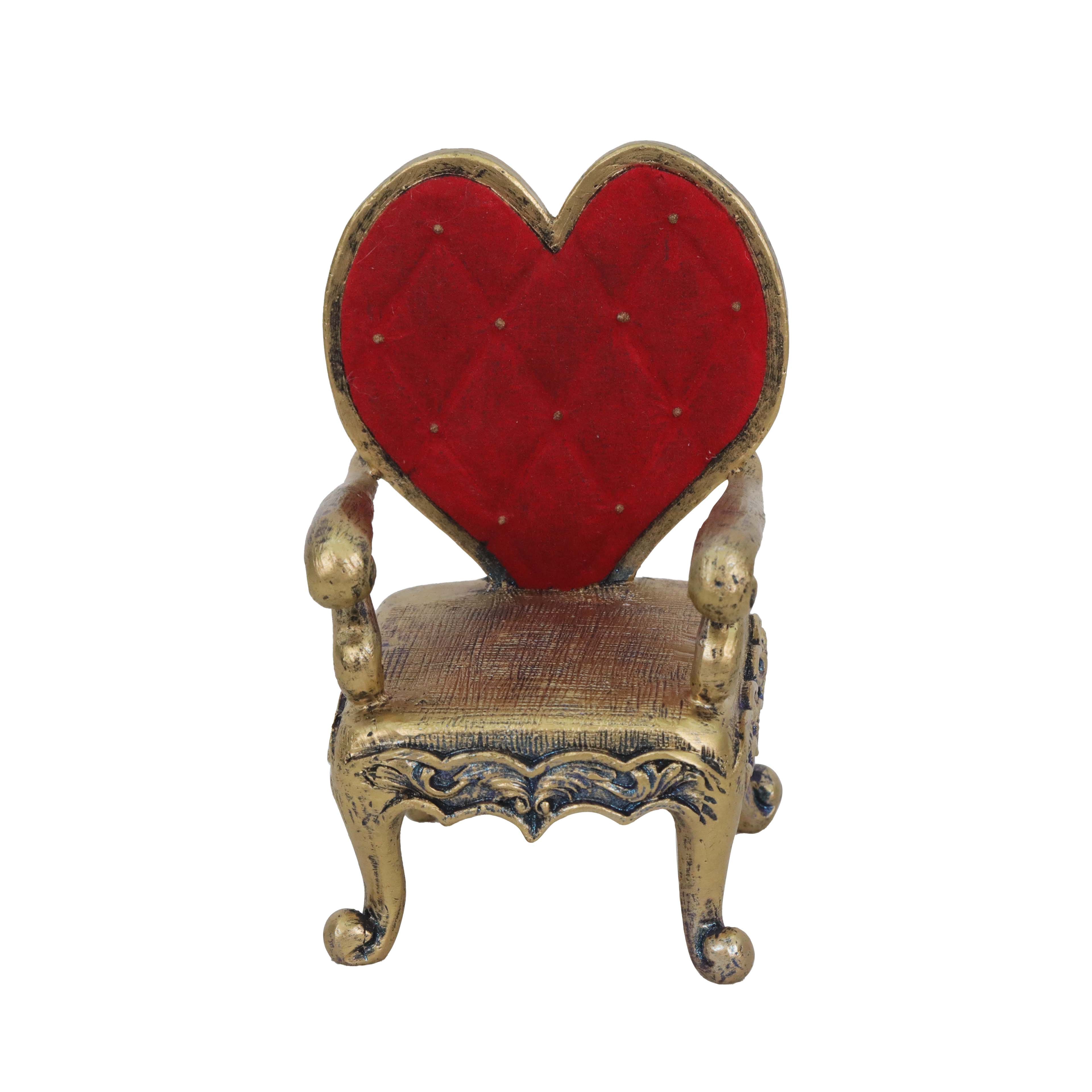 4.75&#x22; Red Heart Chair Tabletop Sign by Ashland&#xAE;