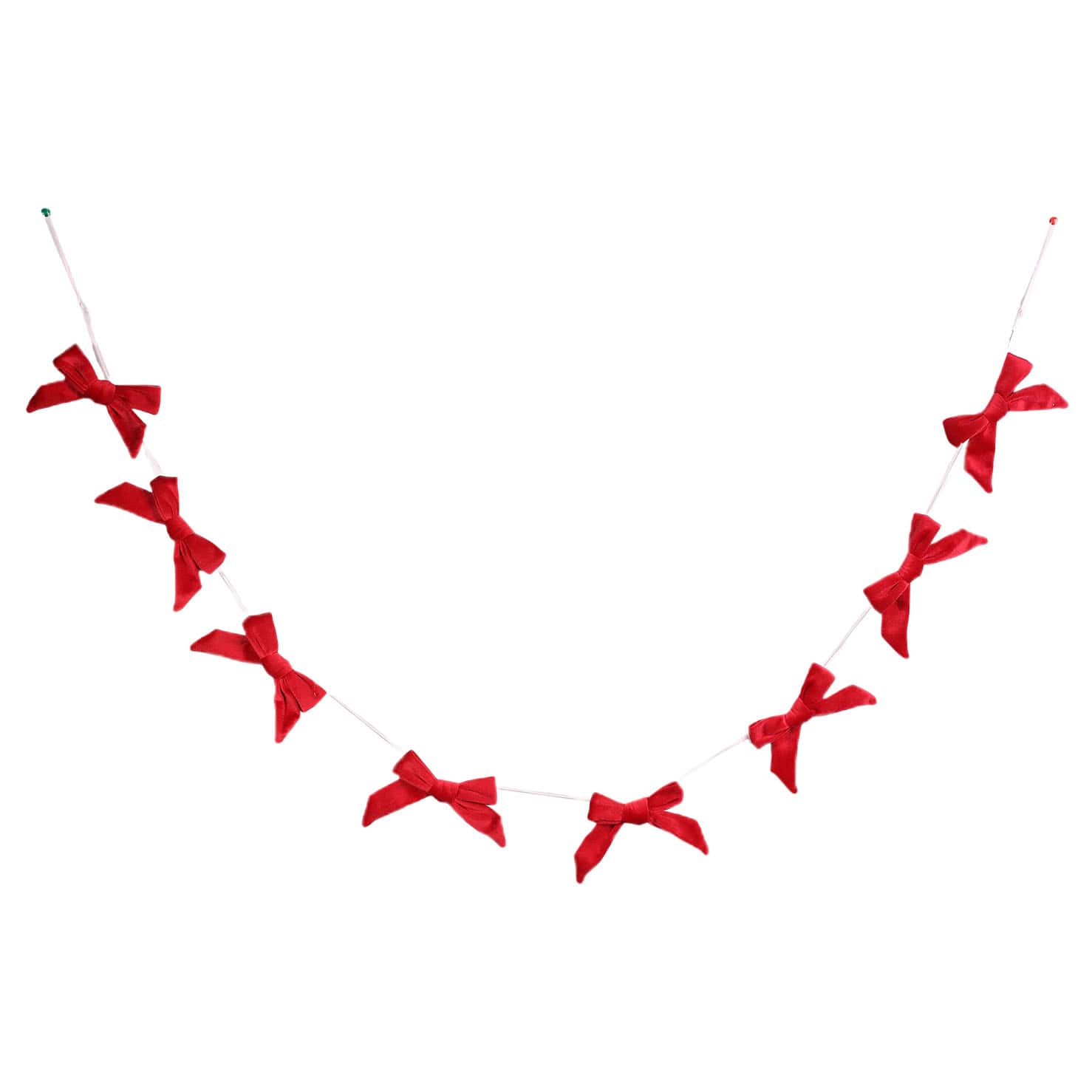 6ft. Red Bow Garland by Celebrate It™