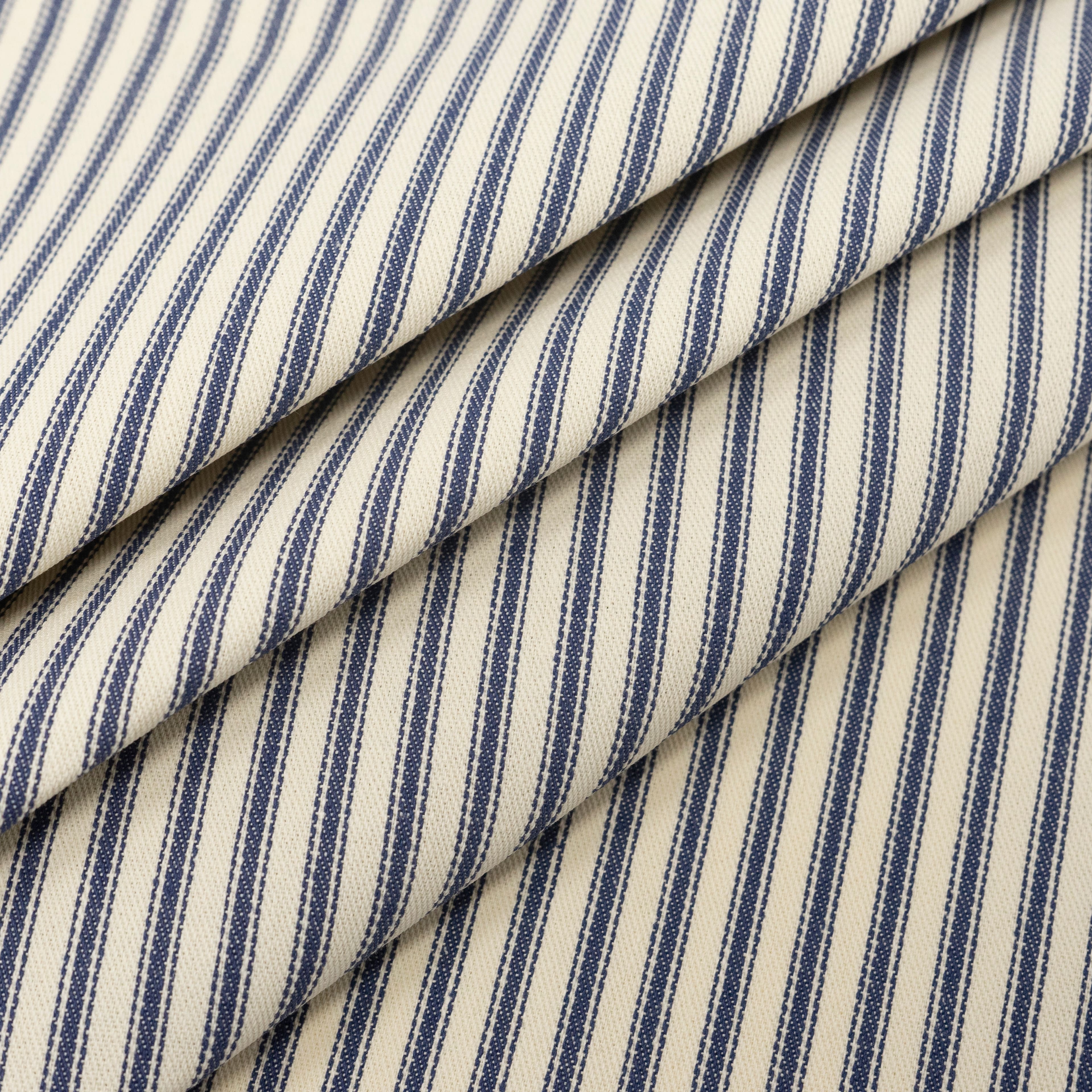 Roc-Lon Woven Ticking Stripe Cotton Fabric