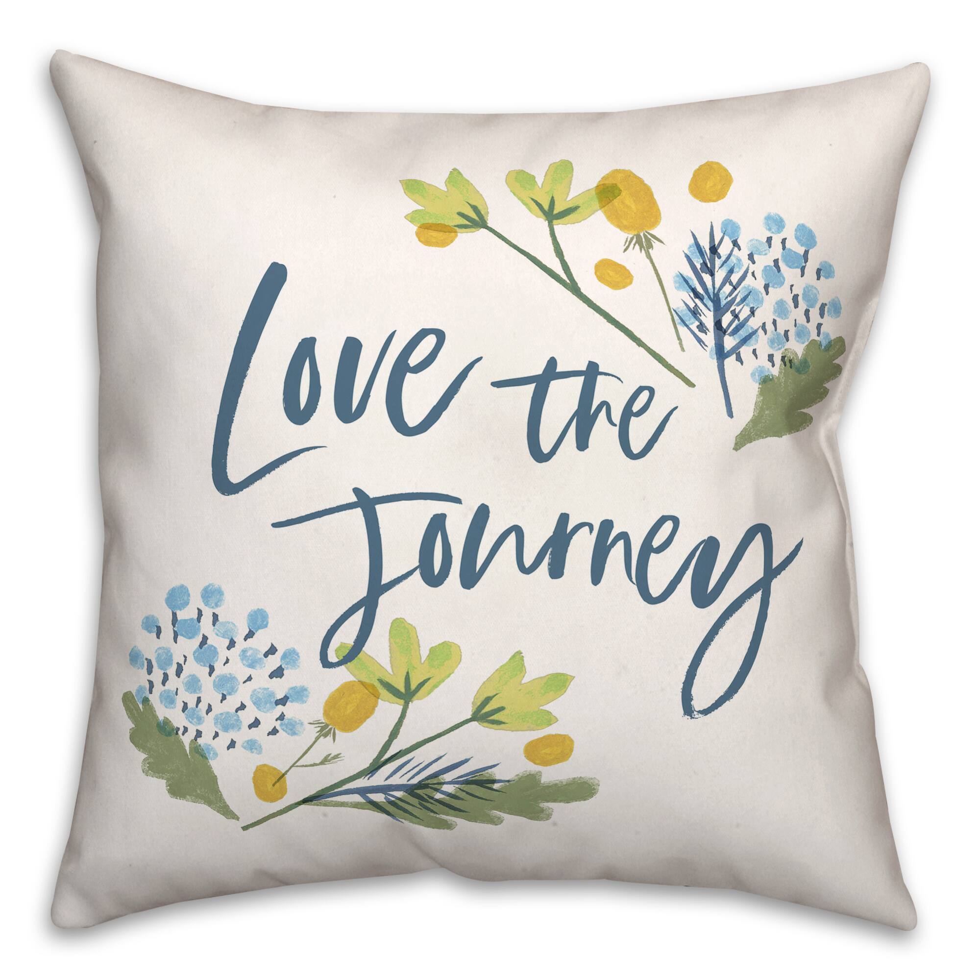 Love the Journey Throw Pillow