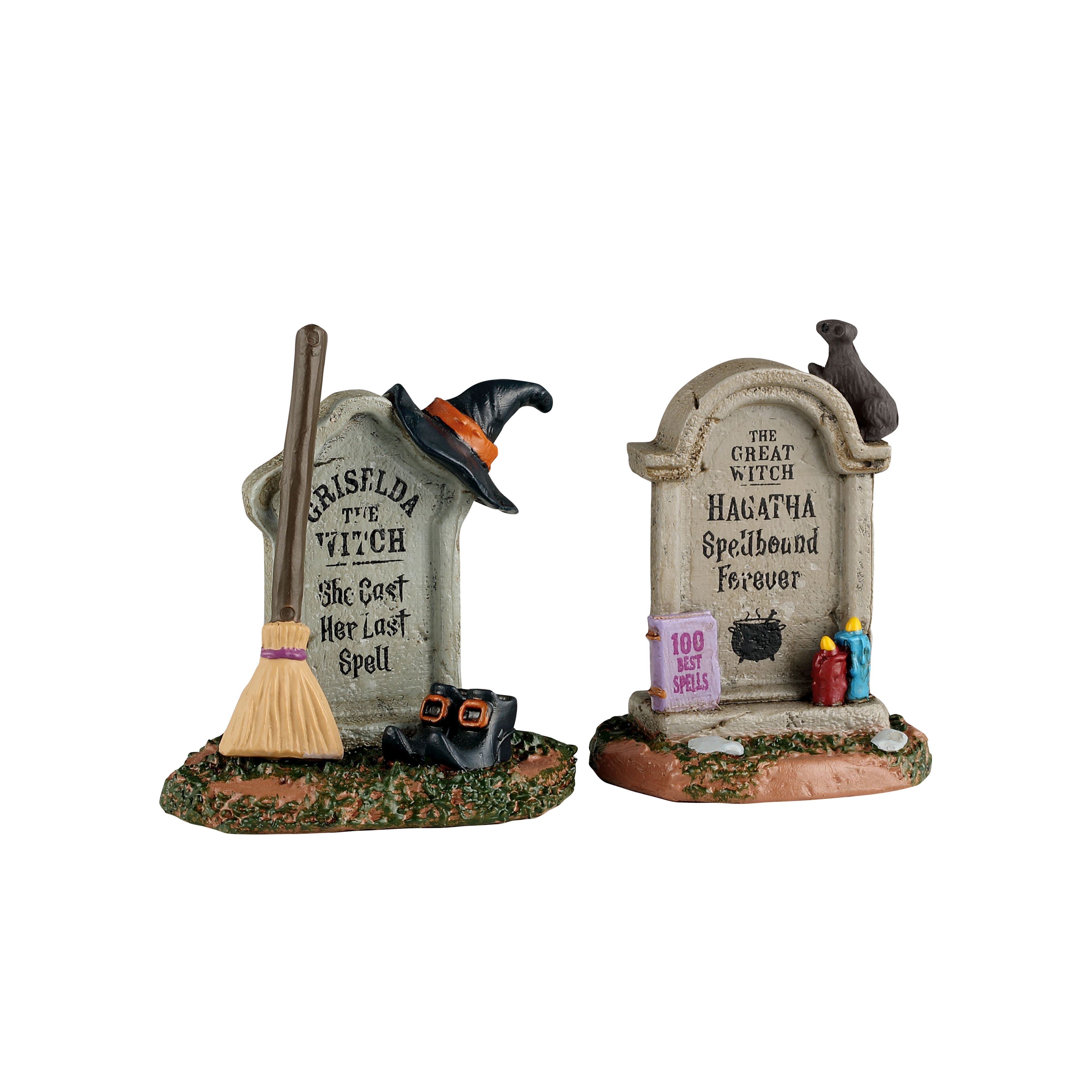 Lemax&#xAE; Spooky Town&#xAE; Witch Tombstones Set
