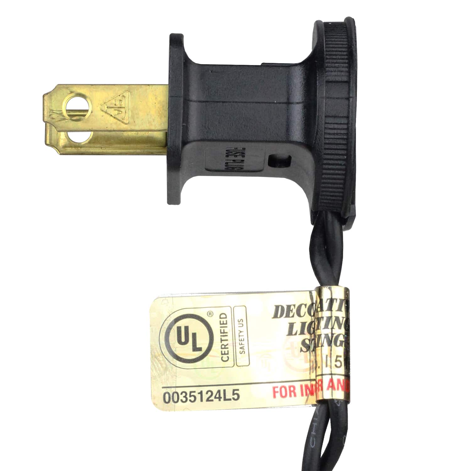 50ct. Mini Christmas String Lights with Black Wire