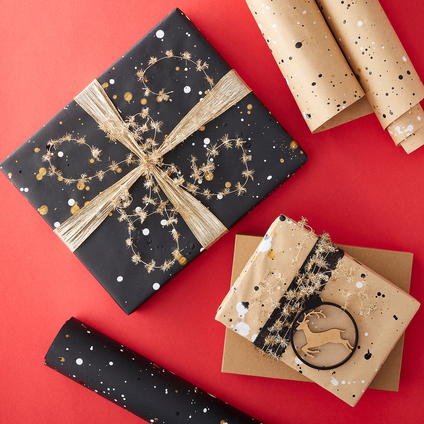 Paint Splatter Wrapping Paper | Projects | Michaels