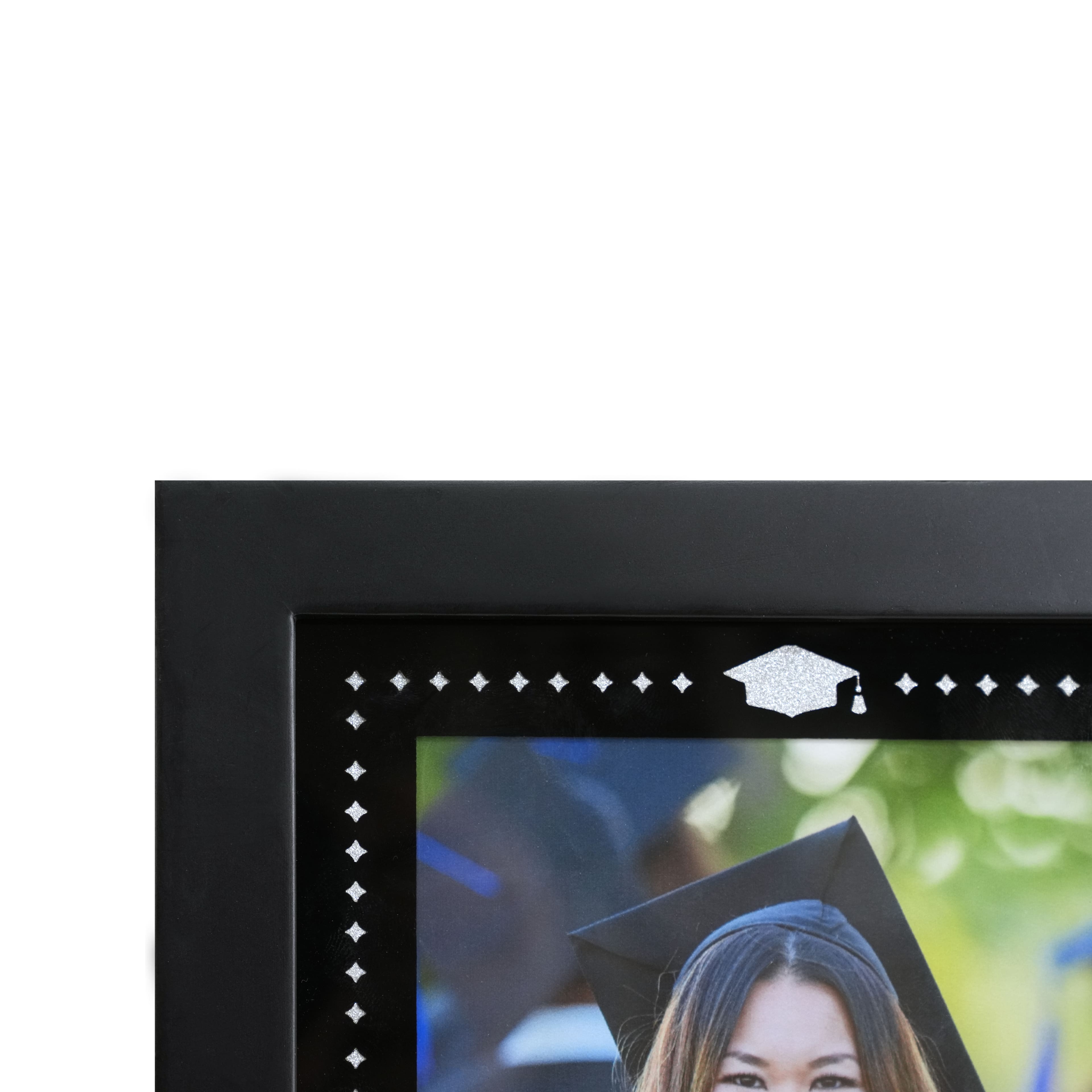 Black Bling 5&#x22; x 7&#x22; 2024 Frame with Mat, Graduation&#x2122; by Studio D&#xE9;cor&#xAE;