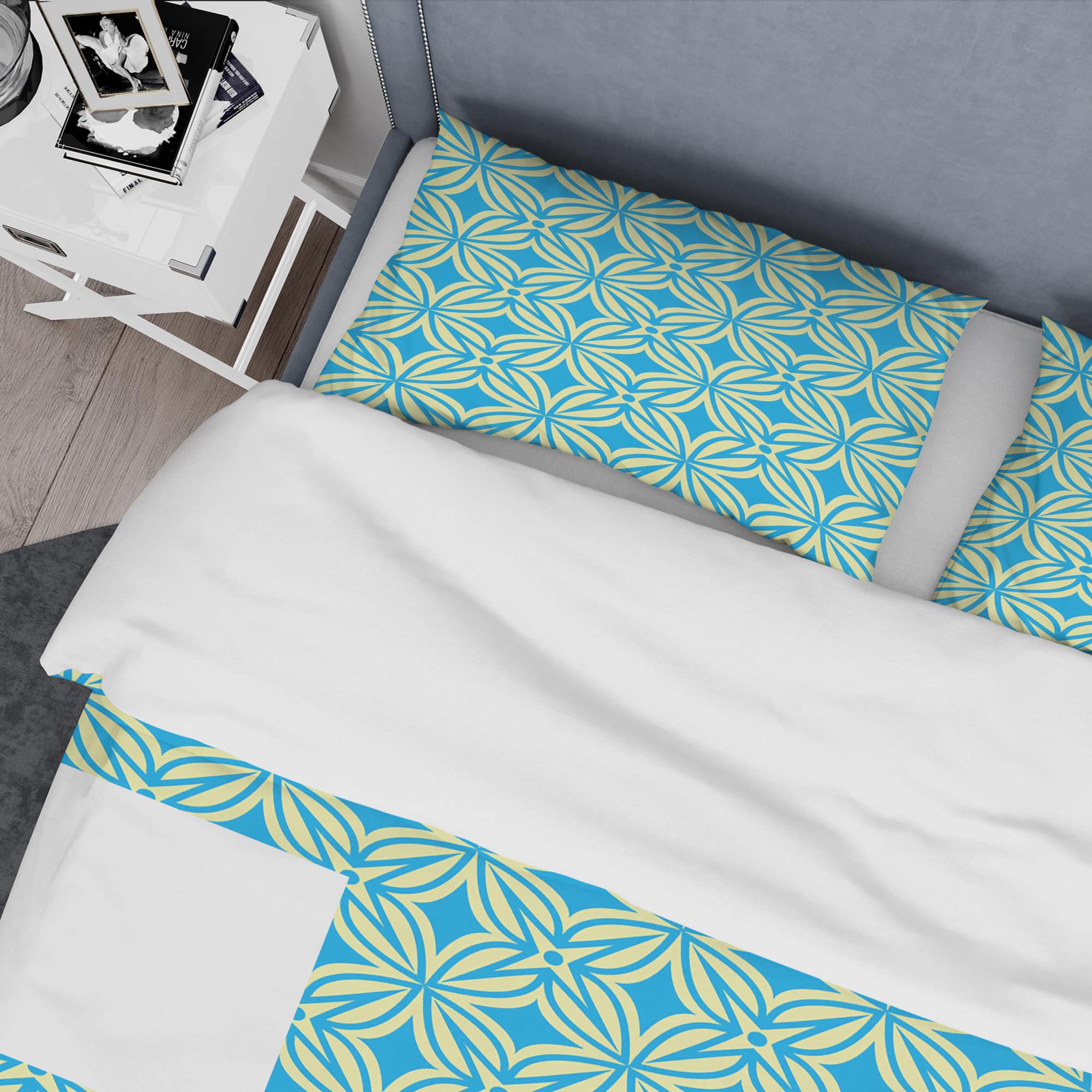 Designart &#x27;Retro Ornamental Design I&#x27; Mid-Century Duvet Cover Set