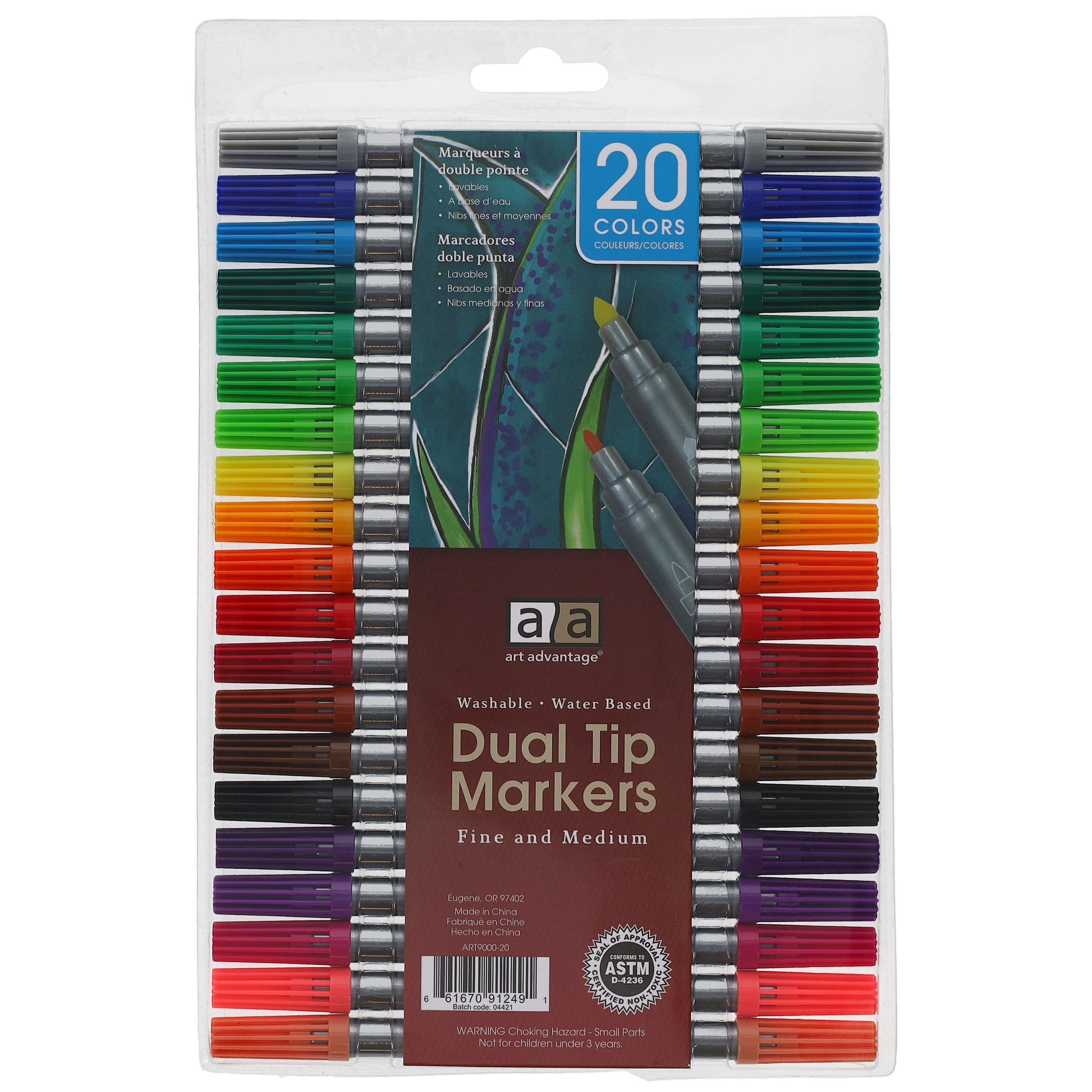 Incraftables Dual Tip Markers Set (24 Colors). Best Fine Tip Markers for  Adult Coloring No Bleed. Assorted Brush Tip Markers for Adult Coloring  Books. Colored Drawing Markers Pens for Kids & Adults