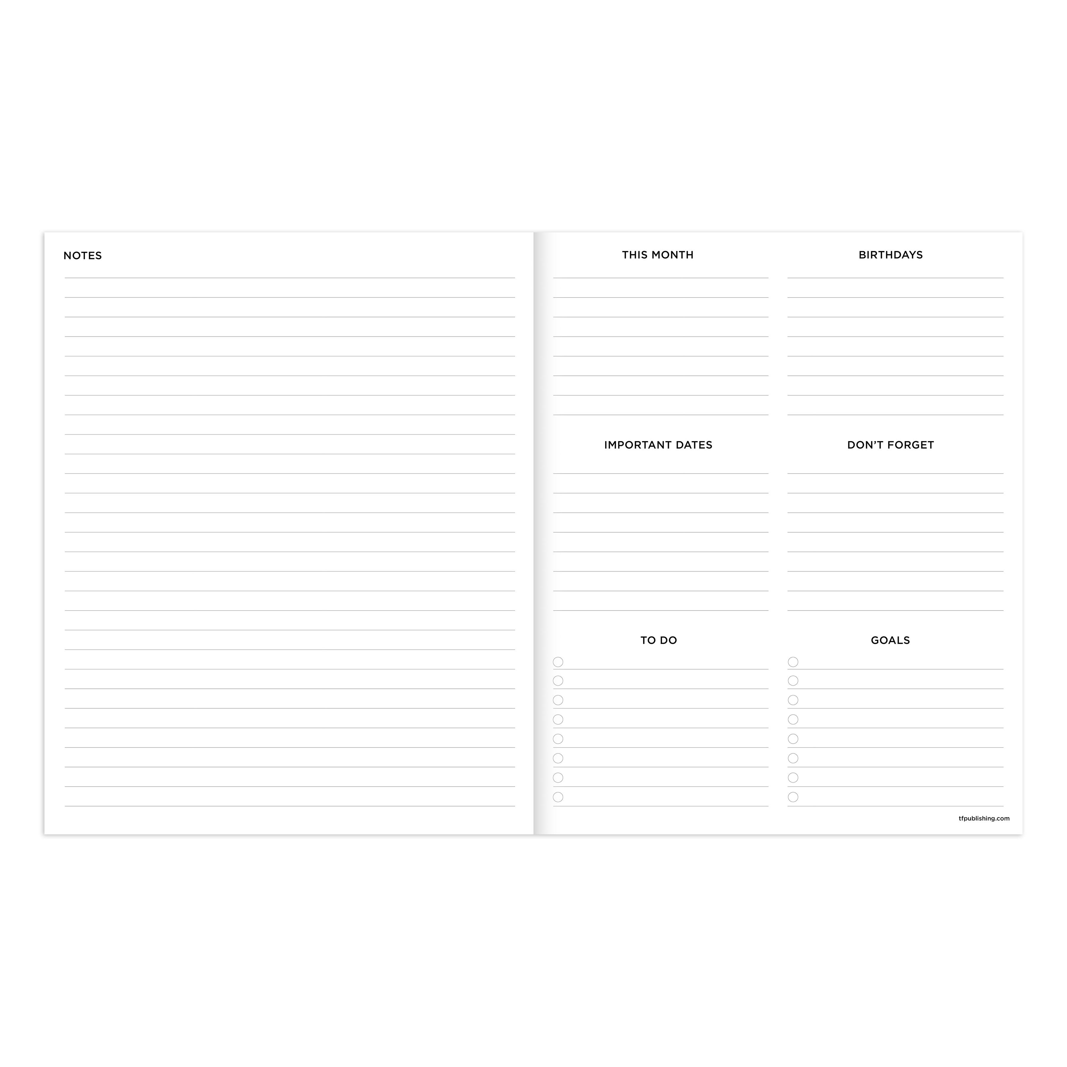 TF Publishing 2023 Field of Sunflowers Medium Monthly Planner