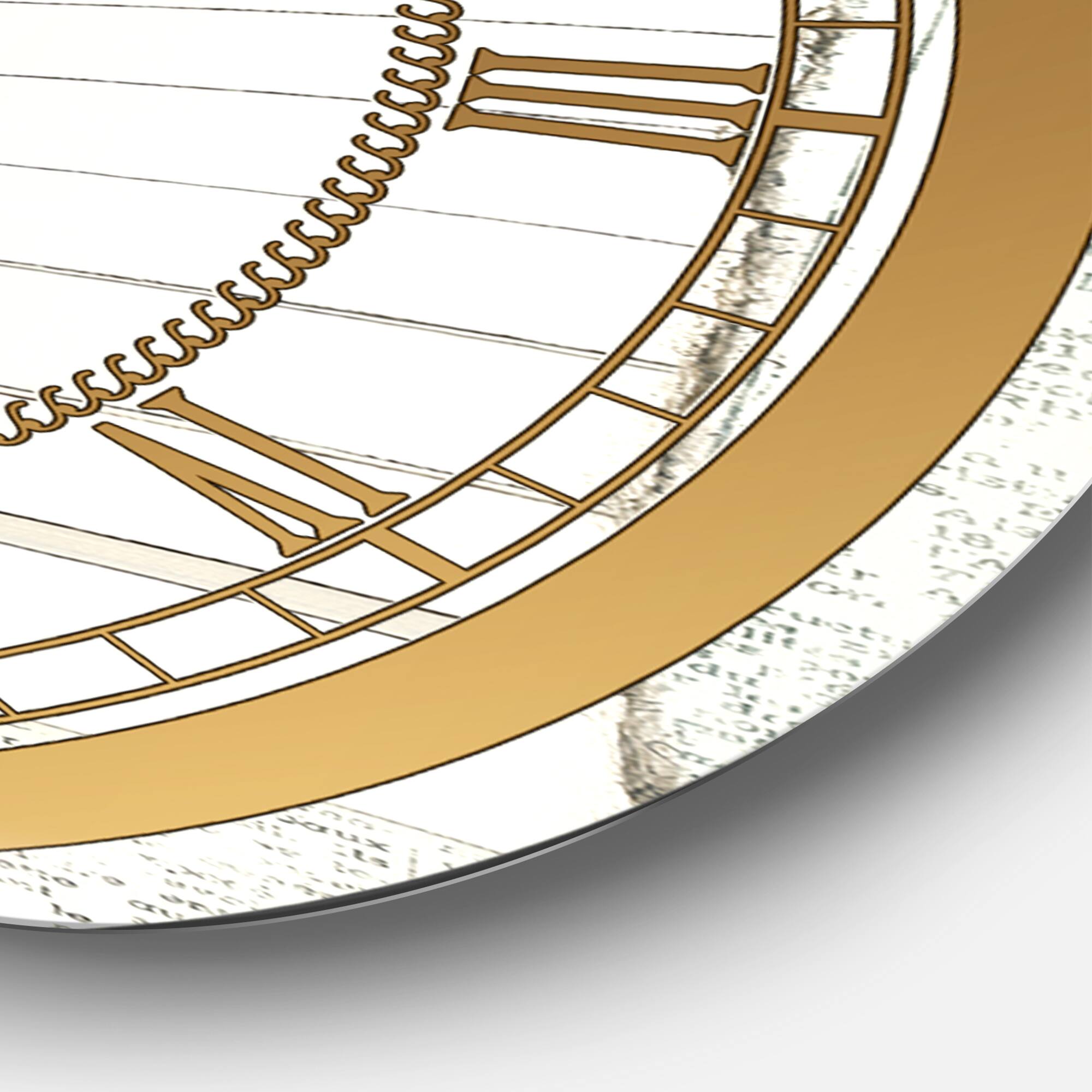 Designart 'Elegance Glam Paris Diva Iii Glam Wall Clock