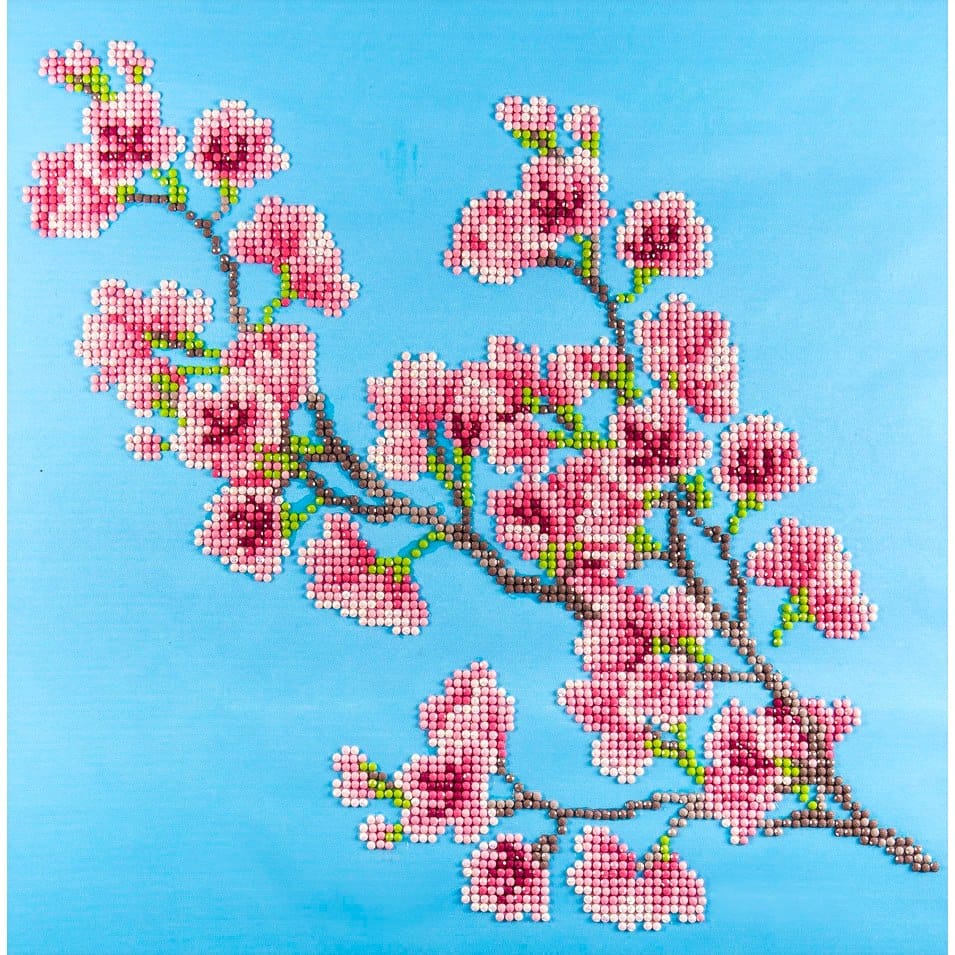 Diamond Art Intermediate Cherry Blossom Kit