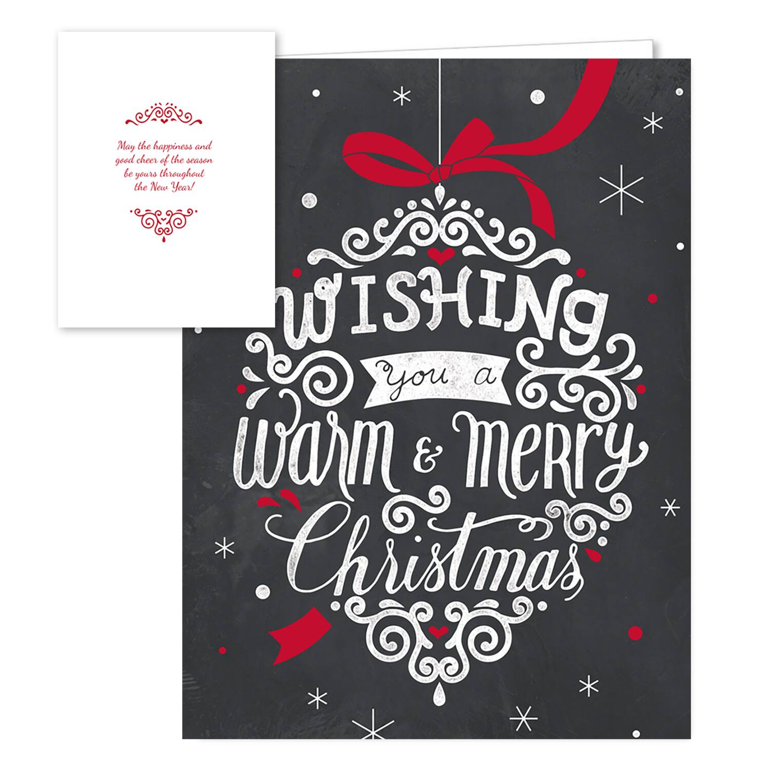 Hortense B. Hewitt Co. Christmas Chalkboard Holiday Cards