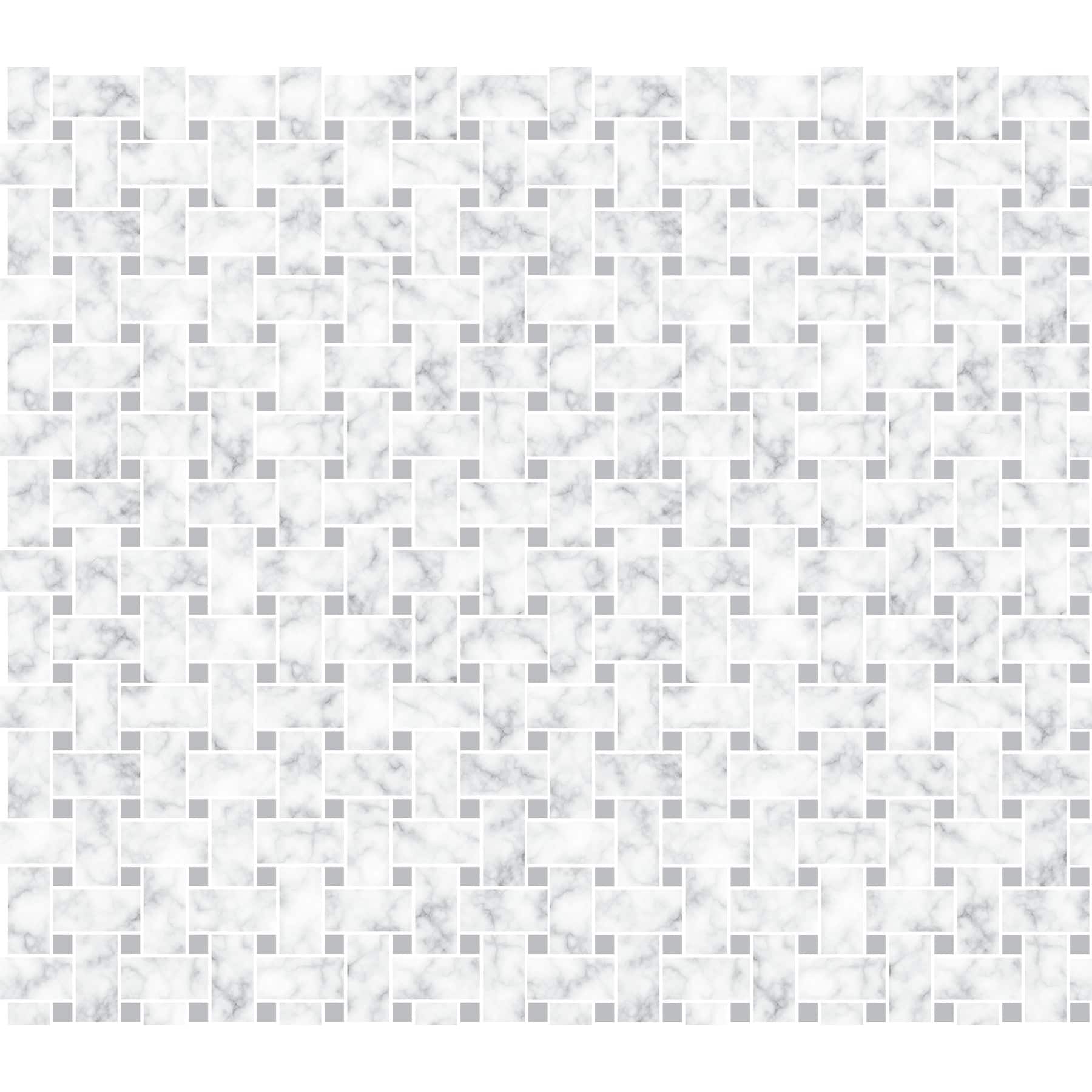 InHome Bianco Carrara Tile Peel &#x26; Stick Backsplash