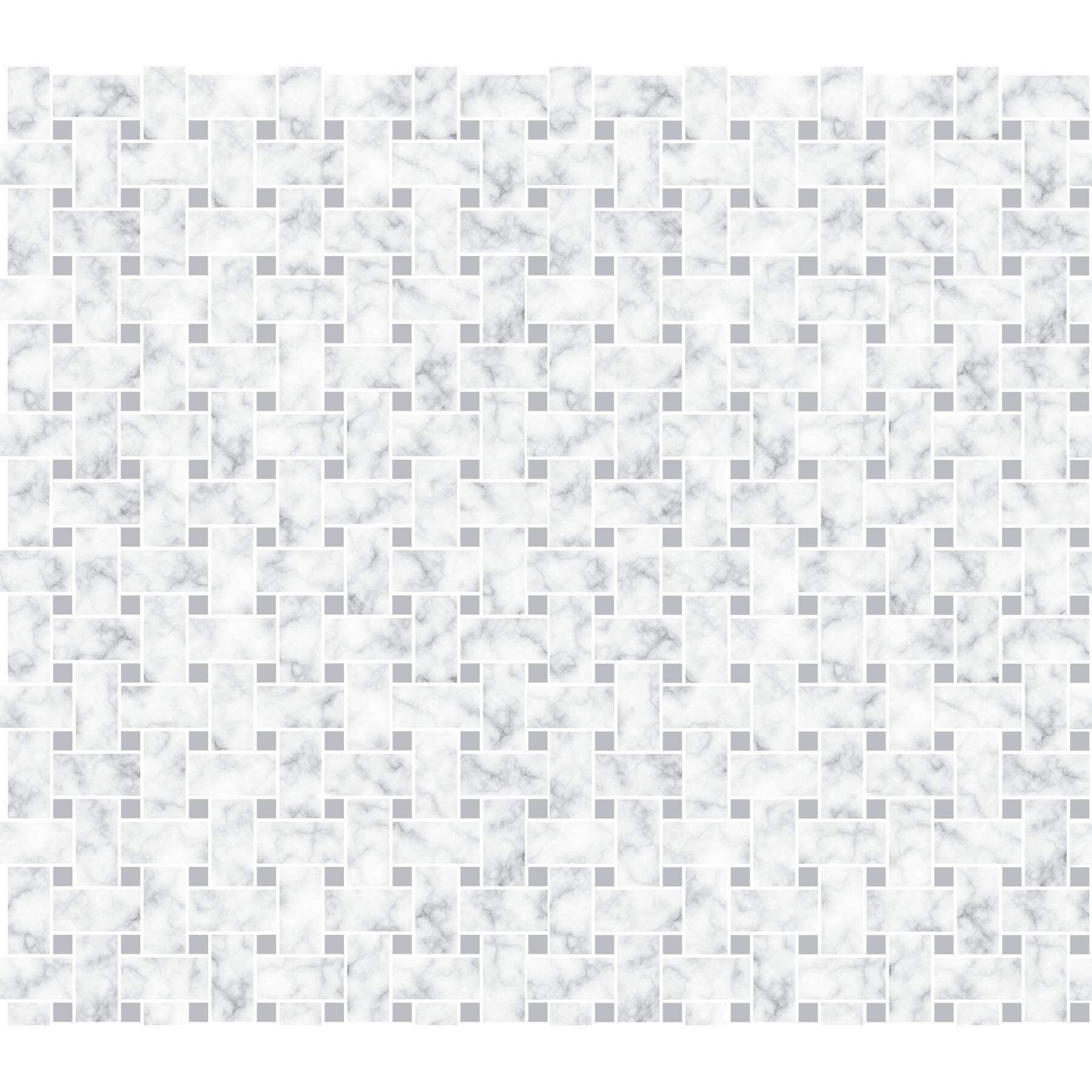 InHome Bianco Carrara Tile Peel & Stick Backsplash