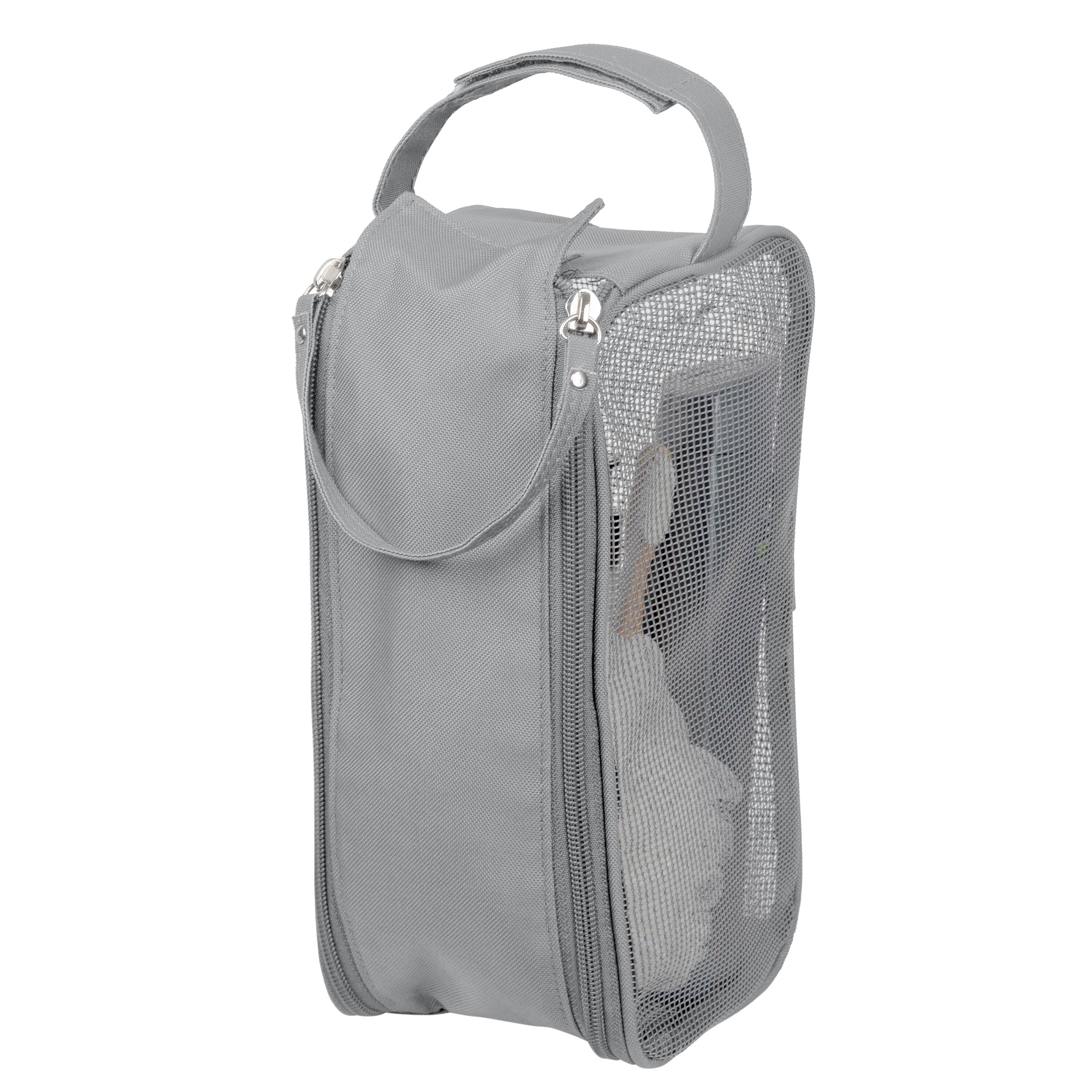 Simplify Gray Hanging Mesh Toiletry Bag Michaels