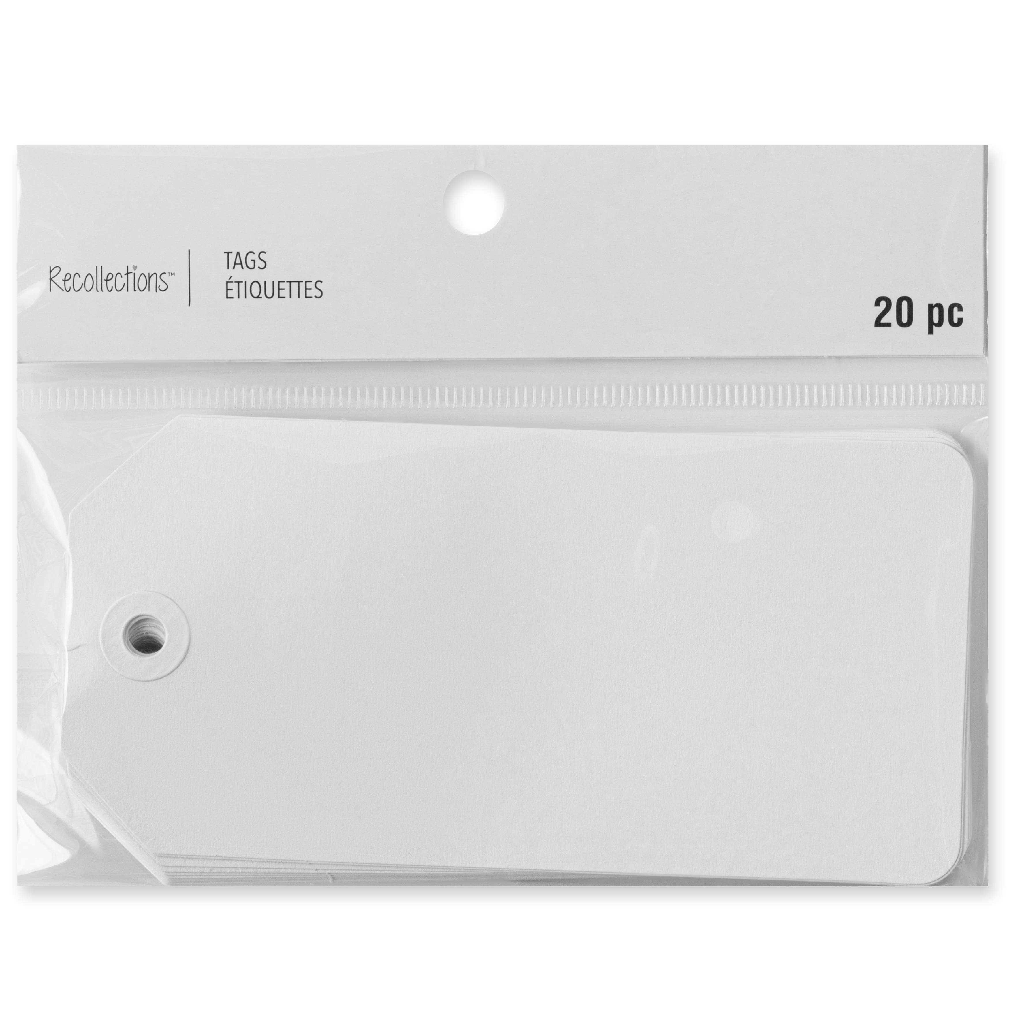 12 Packs: 12 ct. (240 total) Large White Tags by Recollections&#x2122;