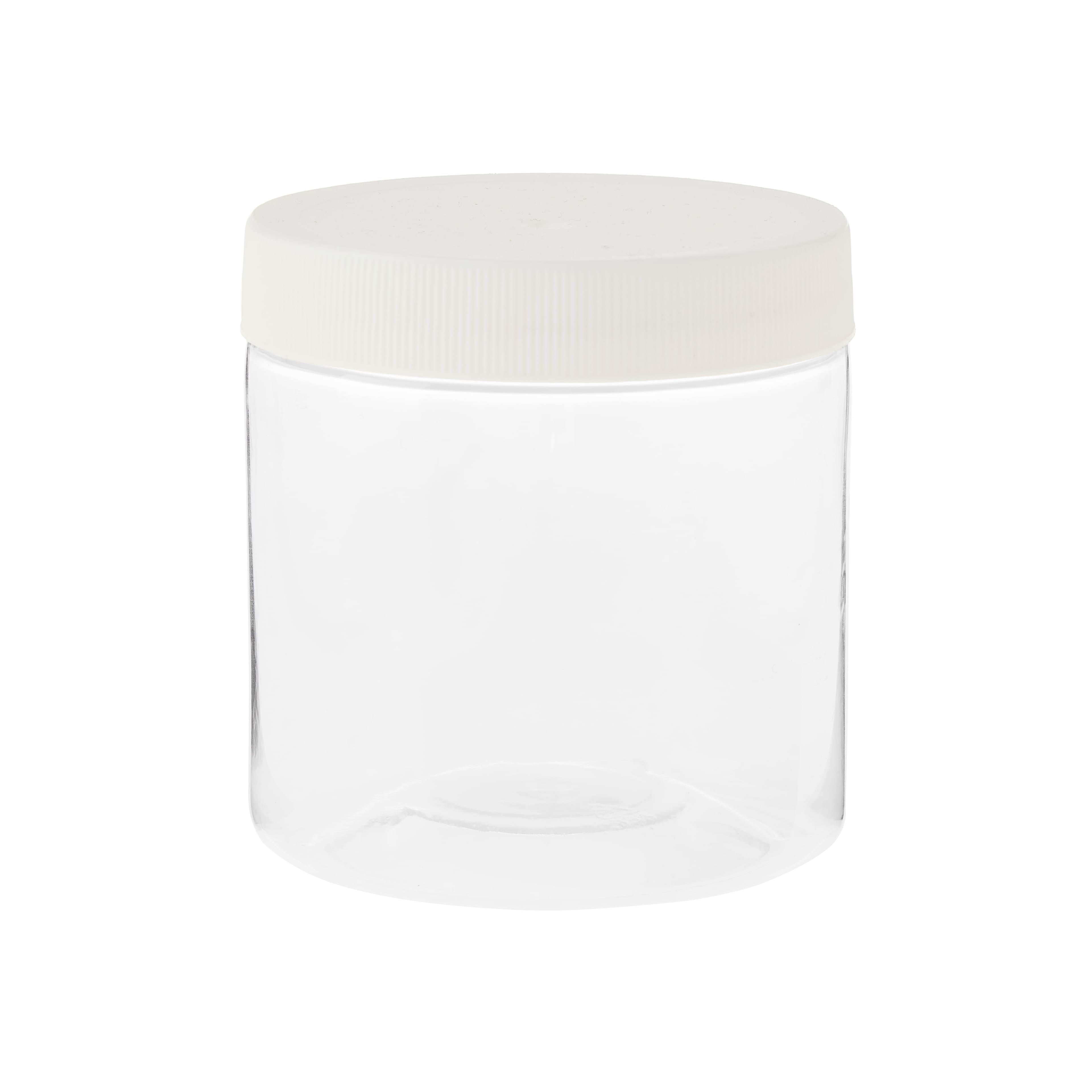 36 Pack: Plastic Storage Jar by Simply Tidy&#x2122;, 8oz.
