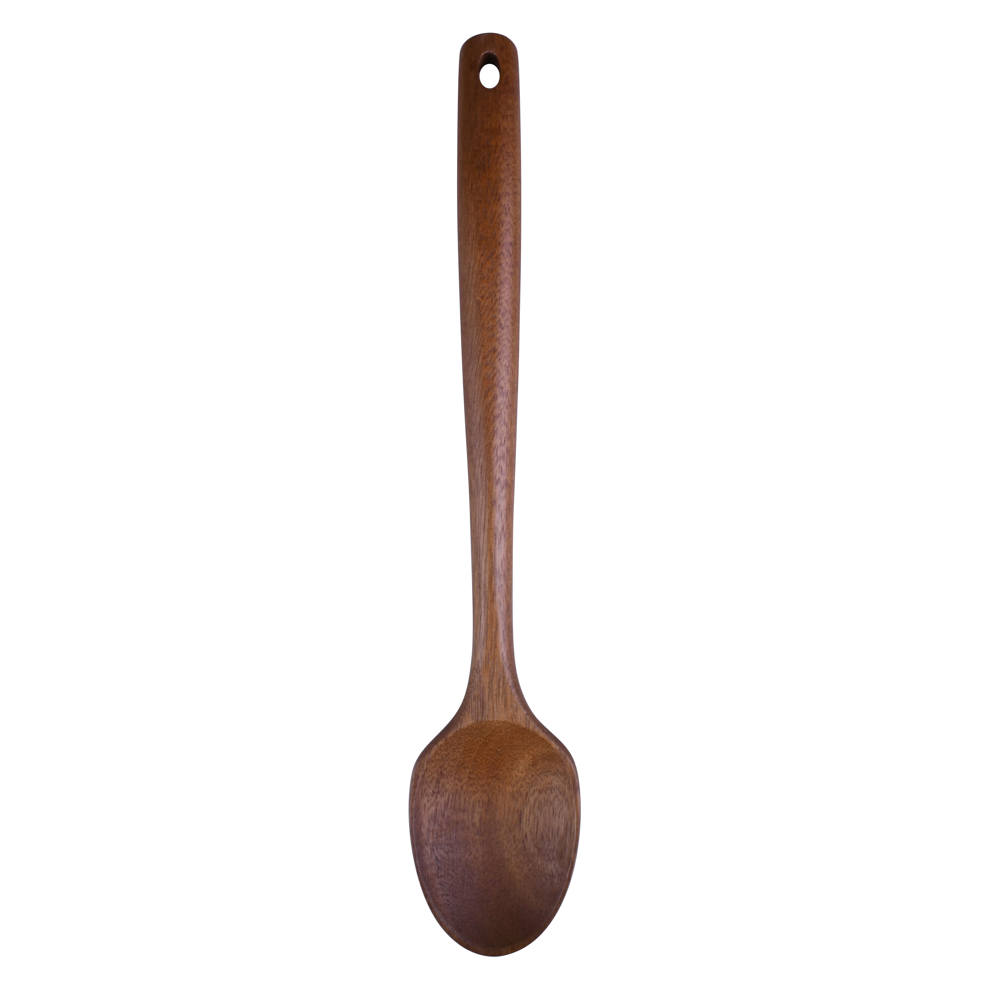 13&#x22; Acacia Wood Solid Spoon by Makery&#x2122;