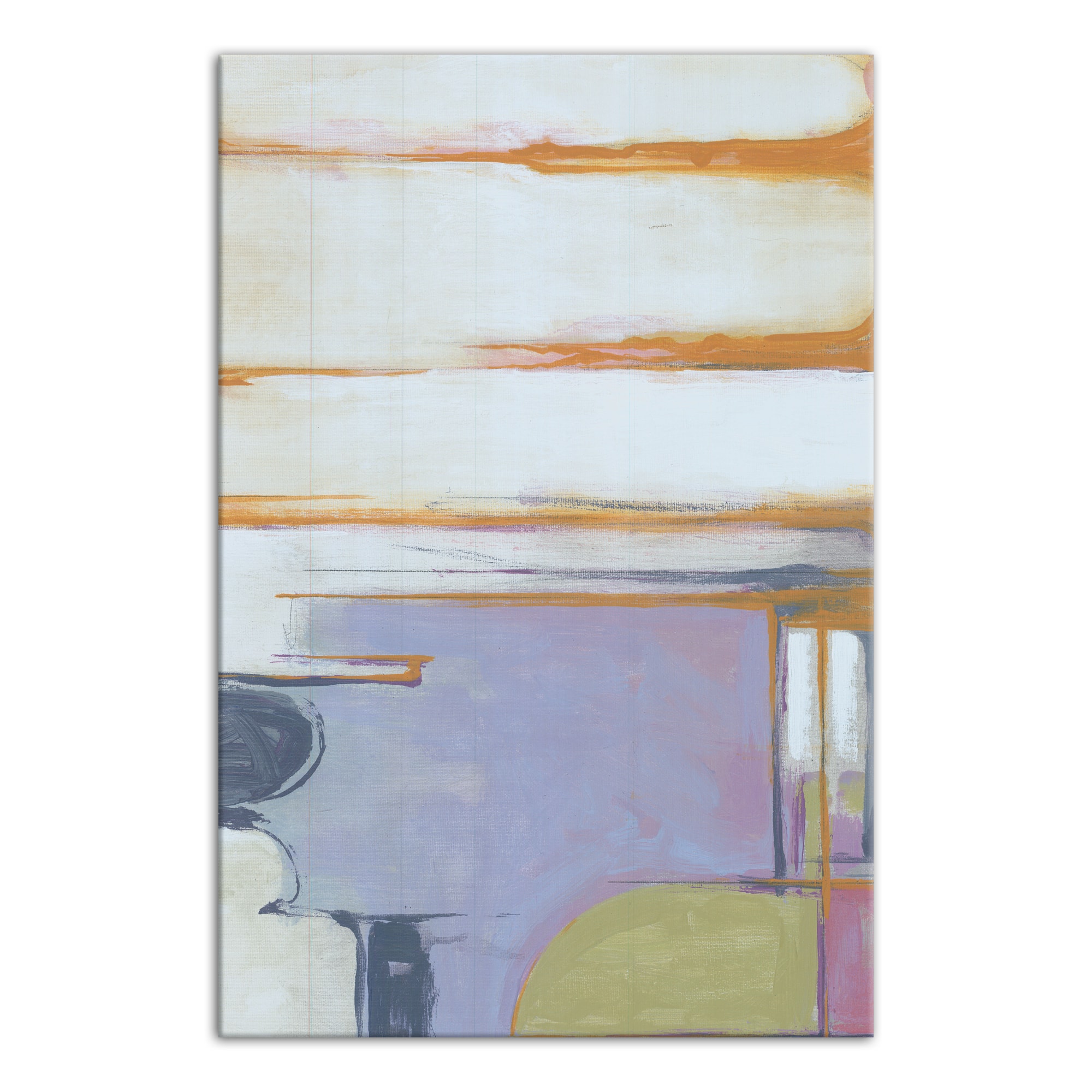 Purple Abstract 24" x 36" Canvas Wall Art